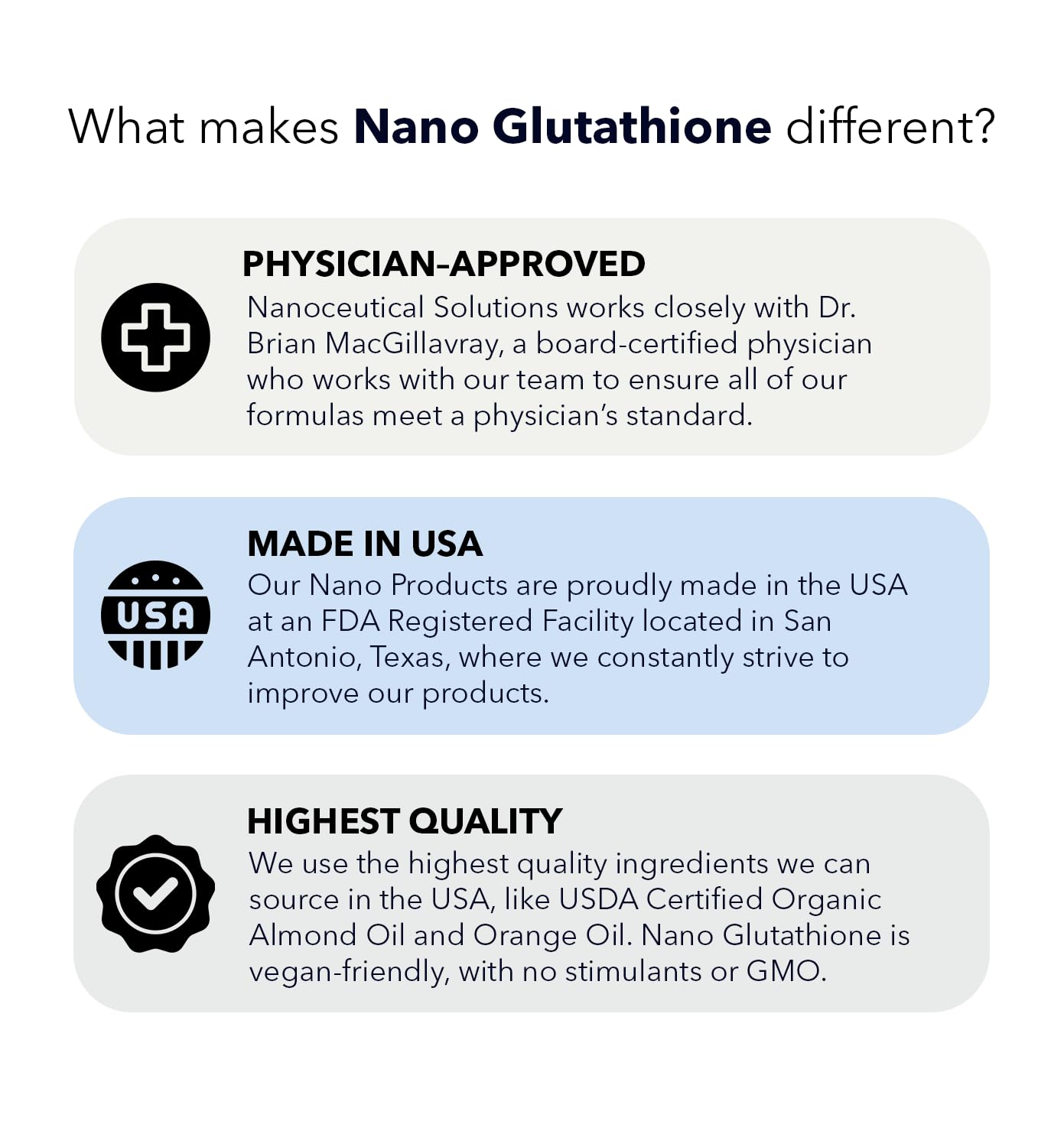 Foto 7 pulgar | Suplemento De Glutatión Líquido, Soluciones Nanocéuticas, 30 Ml - Venta Internacional.