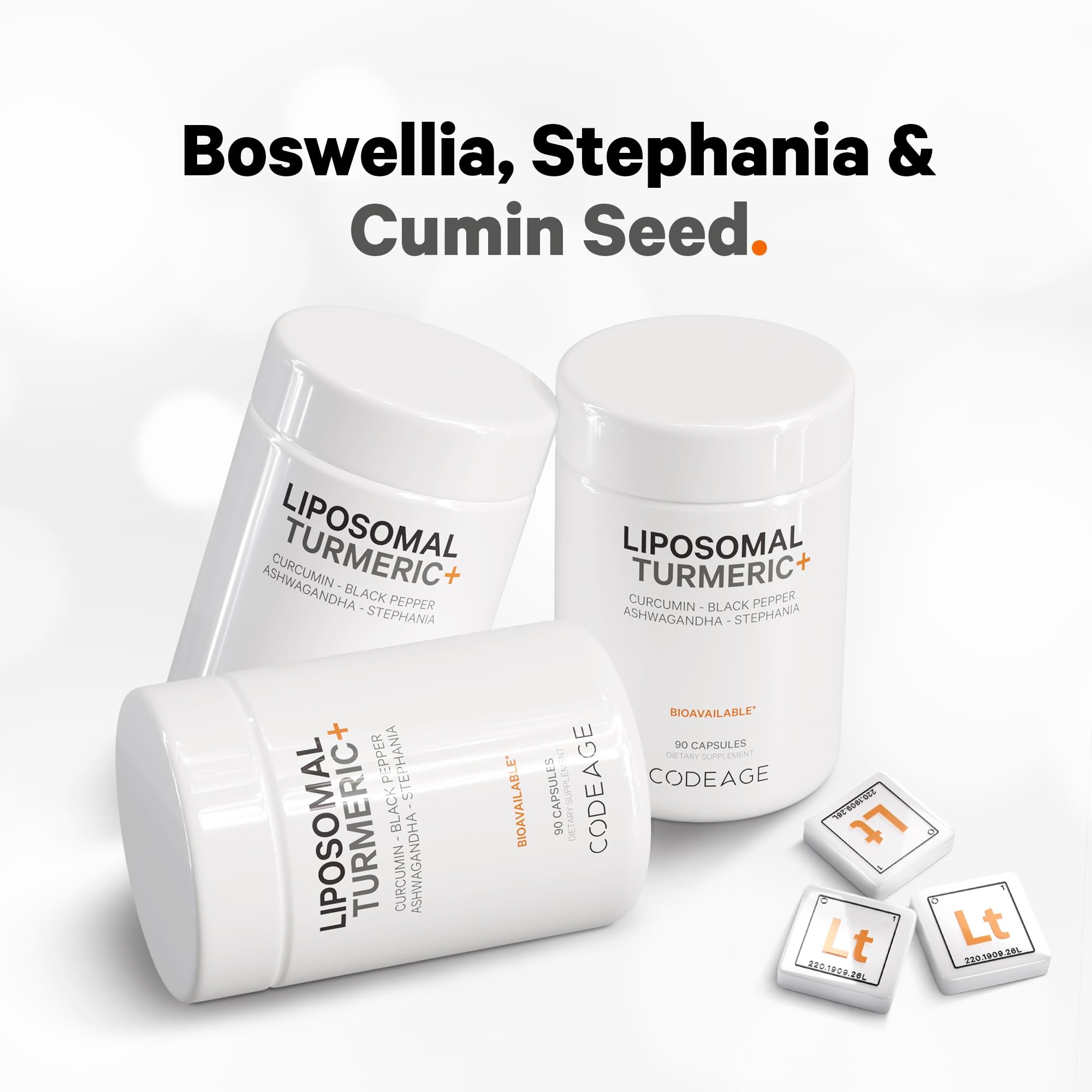 Foto 5 | Suplemento Codeage De Cúrcuma Orgánica 95% Curcumina 90 Cápsulas - Venta Internacional.