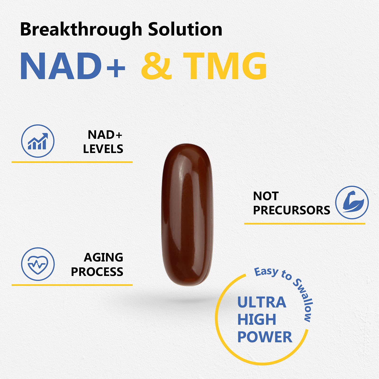 Foto 5 pulgar | Suplemento Corllia Liposomal Nad+ 500 Mg Con Tmg 250 Mg 180 Serv - Venta Internacional.