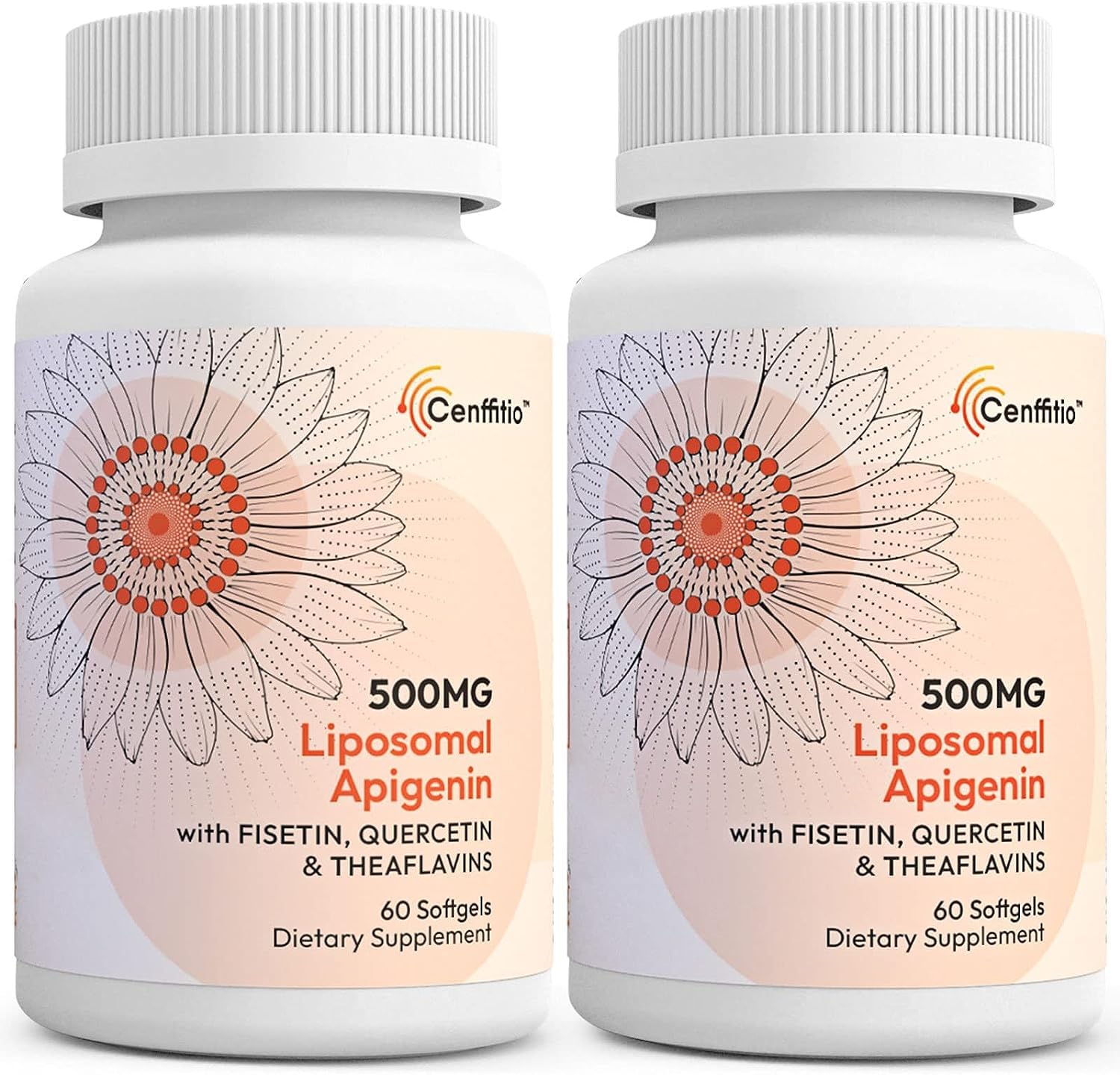 Foto 2 pulgar | Suplemento Cenffitio, Apigenina Liposomal, 500 Mg, Cápsulas Blandas Durante 4 Meses - Venta Internacional.