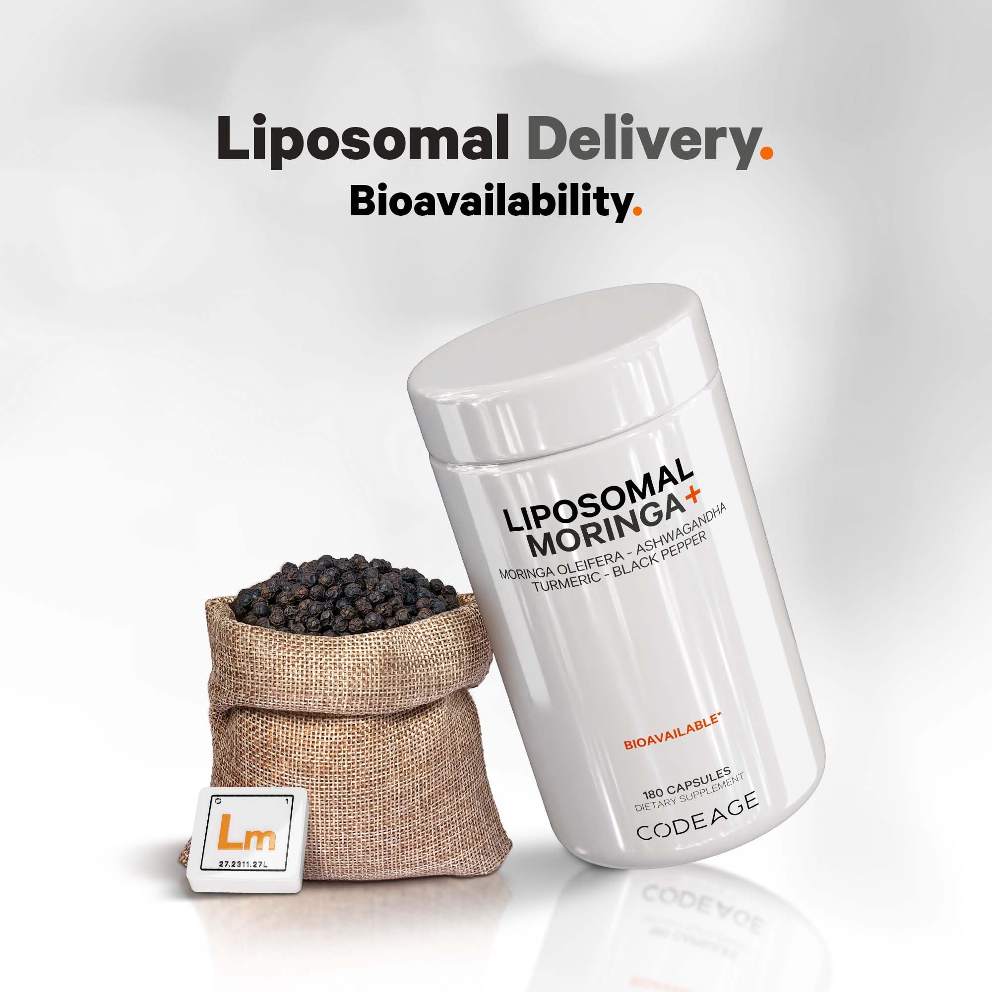 Foto 4 | Suplemento Codeage Liposomal Moringa+ 400 Mg 180 Cápsulas - Venta Internacional.