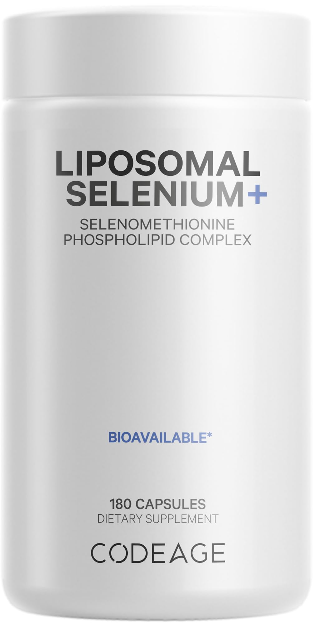 Foto 1 | Suplemento Codeage Selenium De 200 Mcg Con Suministro Liposomal, 180 Cápsulas - Venta Internacional.