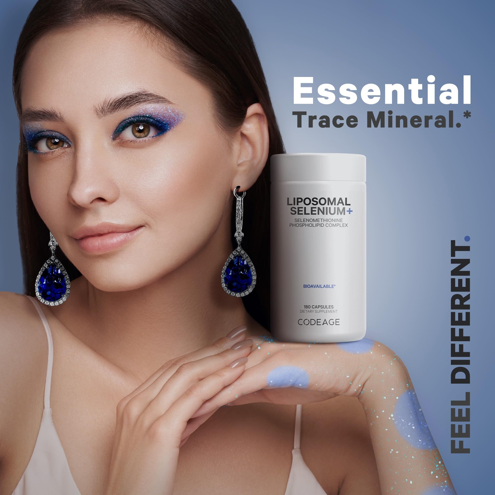 Foto 4 | Suplemento Codeage Selenium De 200 Mcg Con Suministro Liposomal, 180 Cápsulas - Venta Internacional.