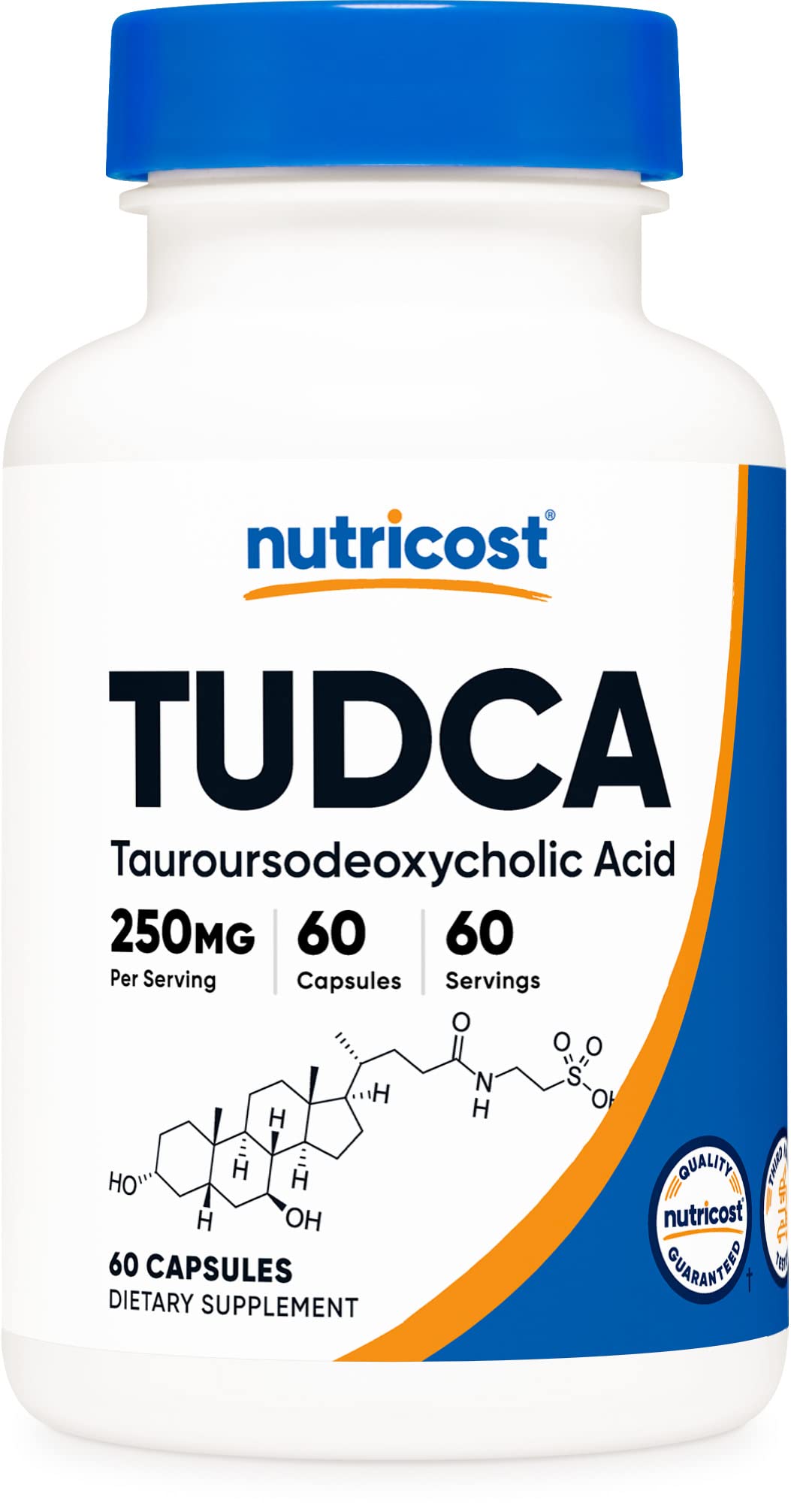 Foto 2 pulgar | Suplemento Nutricost Tudca 250 Mg 60 Cápsulas De Ácido Tauroursodesoxicólico - Venta Internacional.
