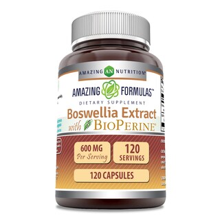Foto 1 | Suplemento Amazing Formulas: Extracto De Boswellia, 600 Mg, 120 Cápsulas - Venta Internacional.