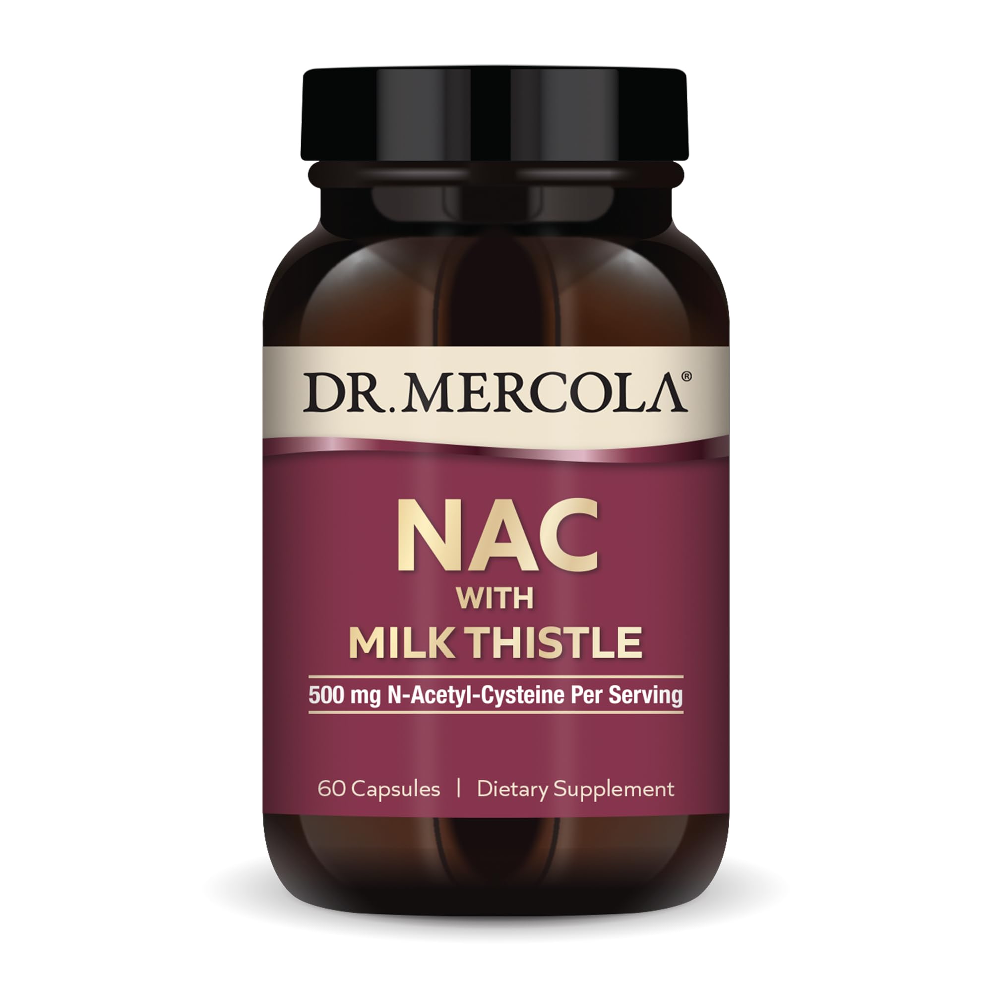 Foto 1 | Complemente Dr. Mercola Nac Con Cardo Mariano 60 Cápsulas - Venta Internacional.