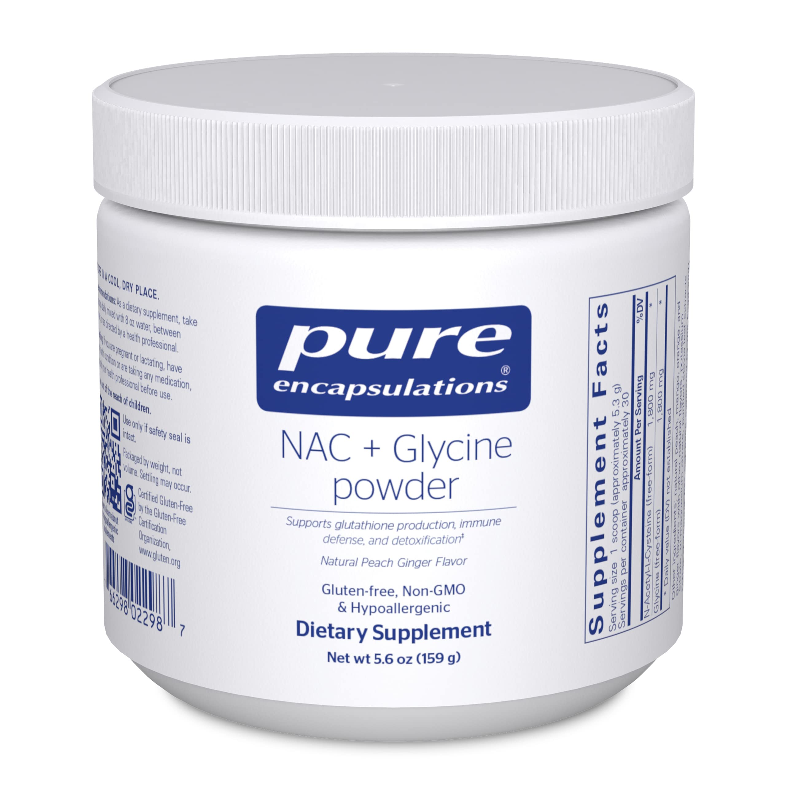 Foto 2 pulgar | Suplemento Pure Encapsulations Nac + Glicina 165 Ml - Venta Internacional.