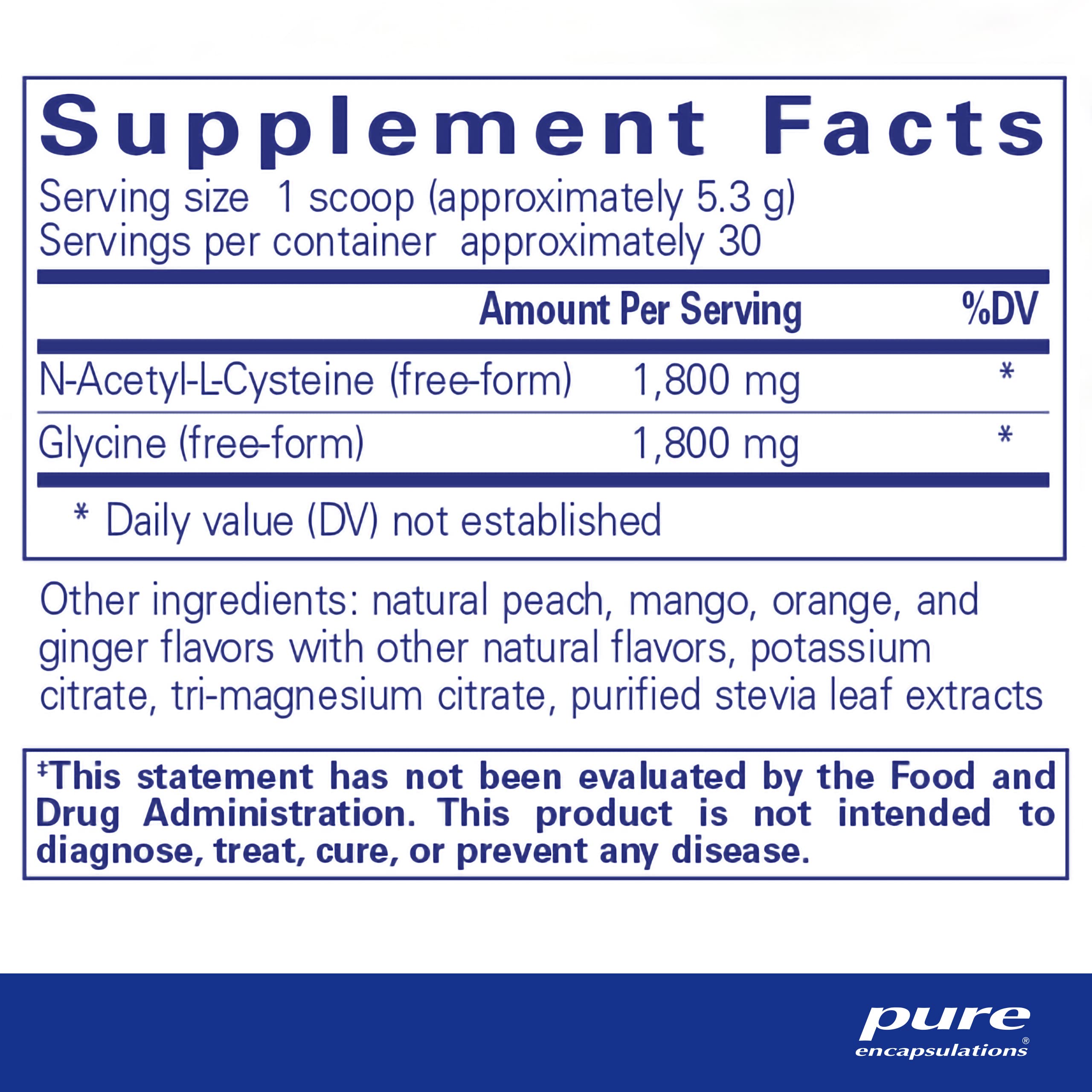 Foto 3 pulgar | Suplemento Pure Encapsulations Nac + Glicina 165 Ml - Venta Internacional.