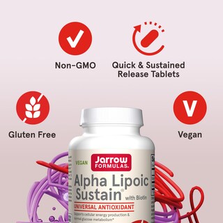 Foto 5 | Suplemento Jarrow Formulas Alpha Lipoic Sustain 300 Mg 60 Comprimidos - Venta Internacional.