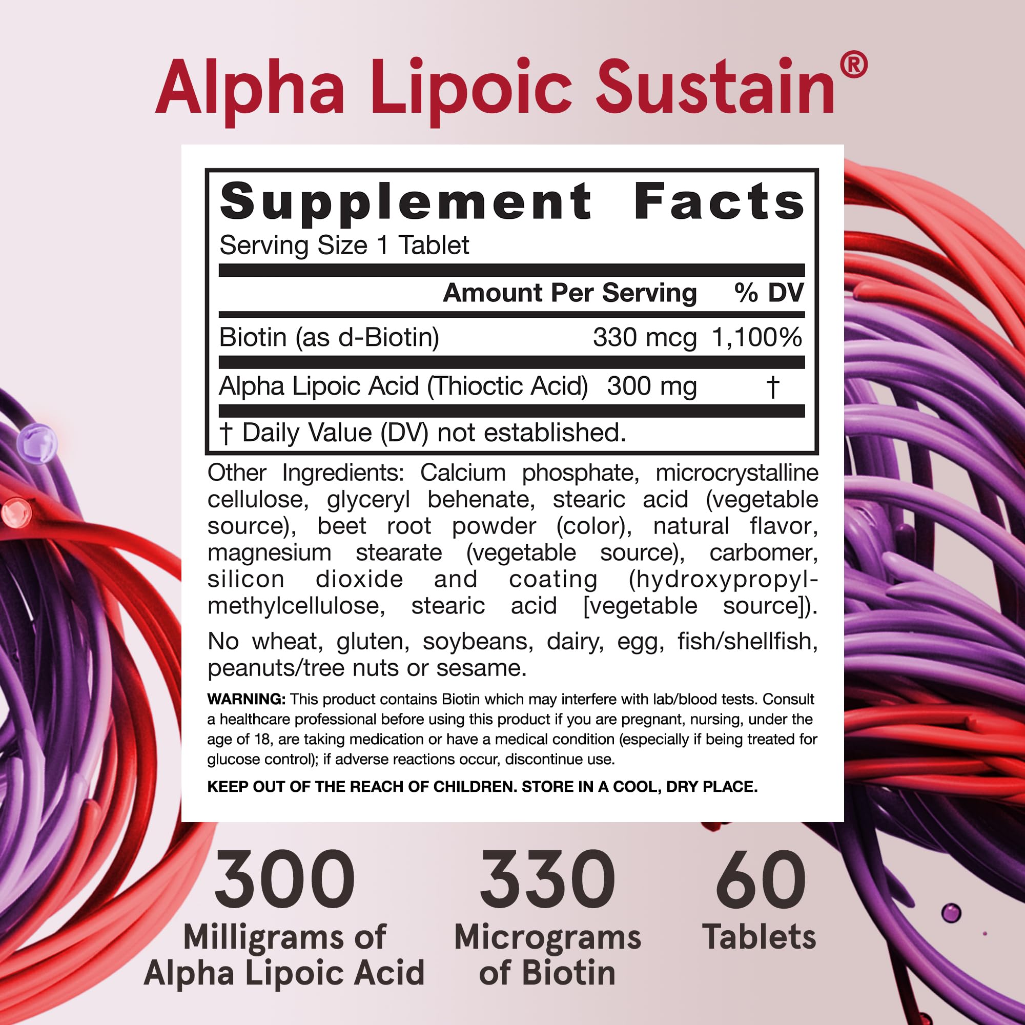 Foto 7 pulgar | Suplemento Jarrow Formulas Alpha Lipoic Sustain 300 Mg 60 Comprimidos - Venta Internacional.