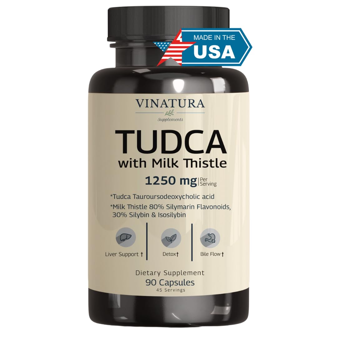 Foto 2 pulgar | Suplemento Vinatura Tudca Milk Thistle 1250 Mg Para La Salud Del Hígado - Venta Internacional.