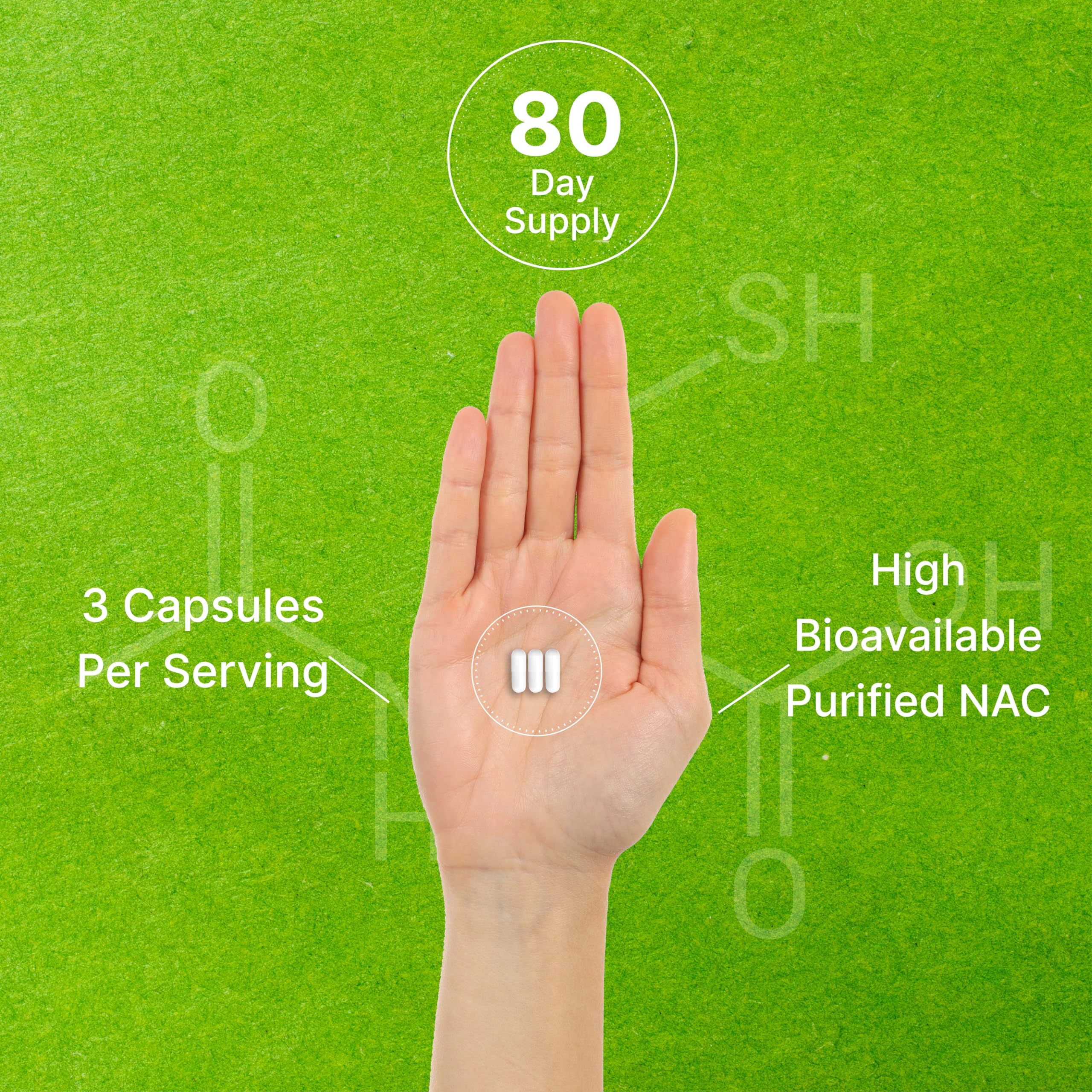 Foto 5 pulgar | Suplemento De Nac (n-acetil Cisteína) 1000 Mg Con Glutatión 240 Cápsulas - Venta Internacional.