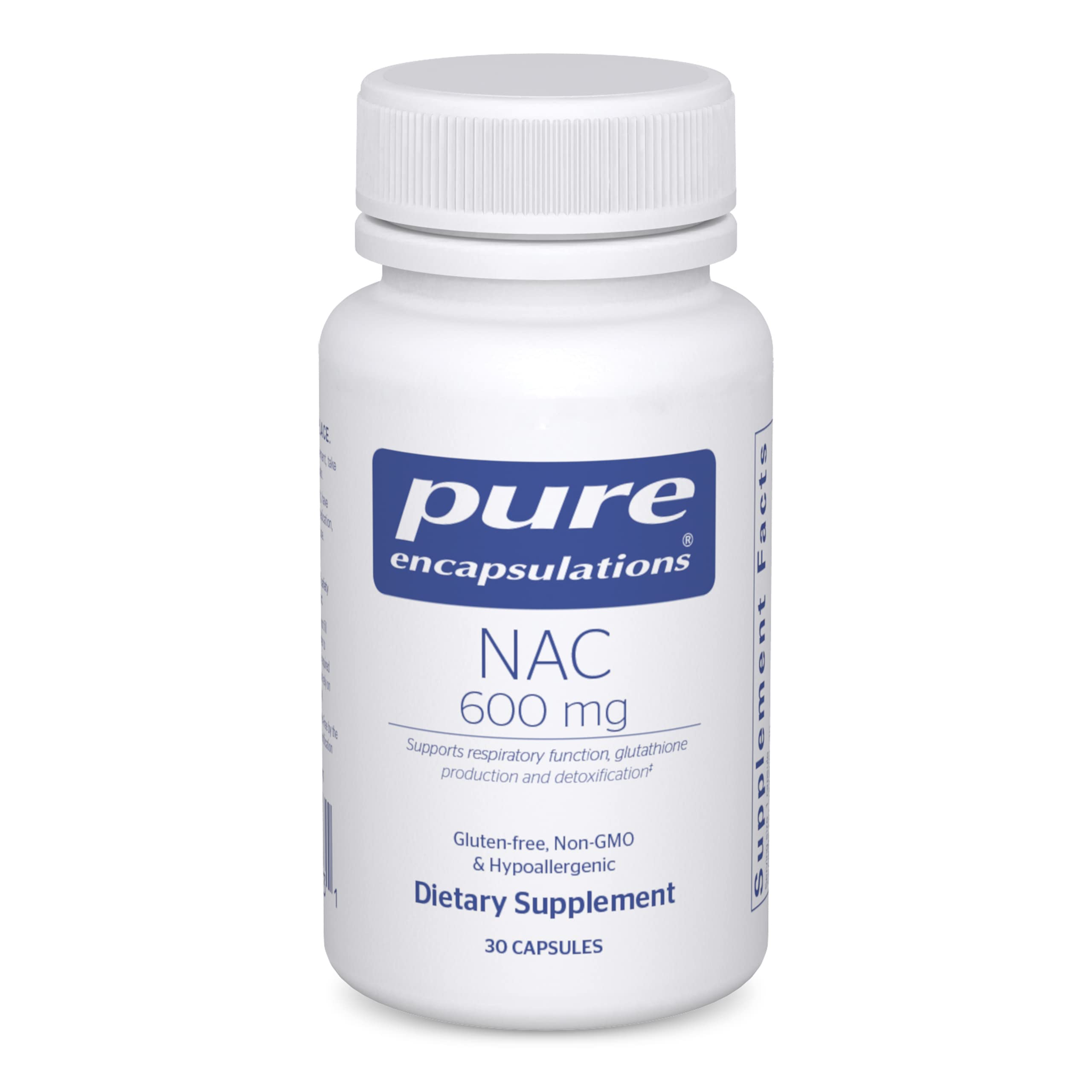 Foto 2 pulgar | Suplemento Pure Encapsulations Nac 600 Mg De N-acetil Cisteína - Venta Internacional.