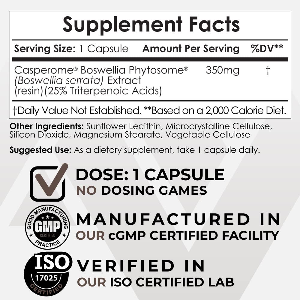 Foto 3 pulgar | Suplemento Nootropics Depot Boswellia Phytosome 350 Mg 30 Cápsulas - Venta Internacional.