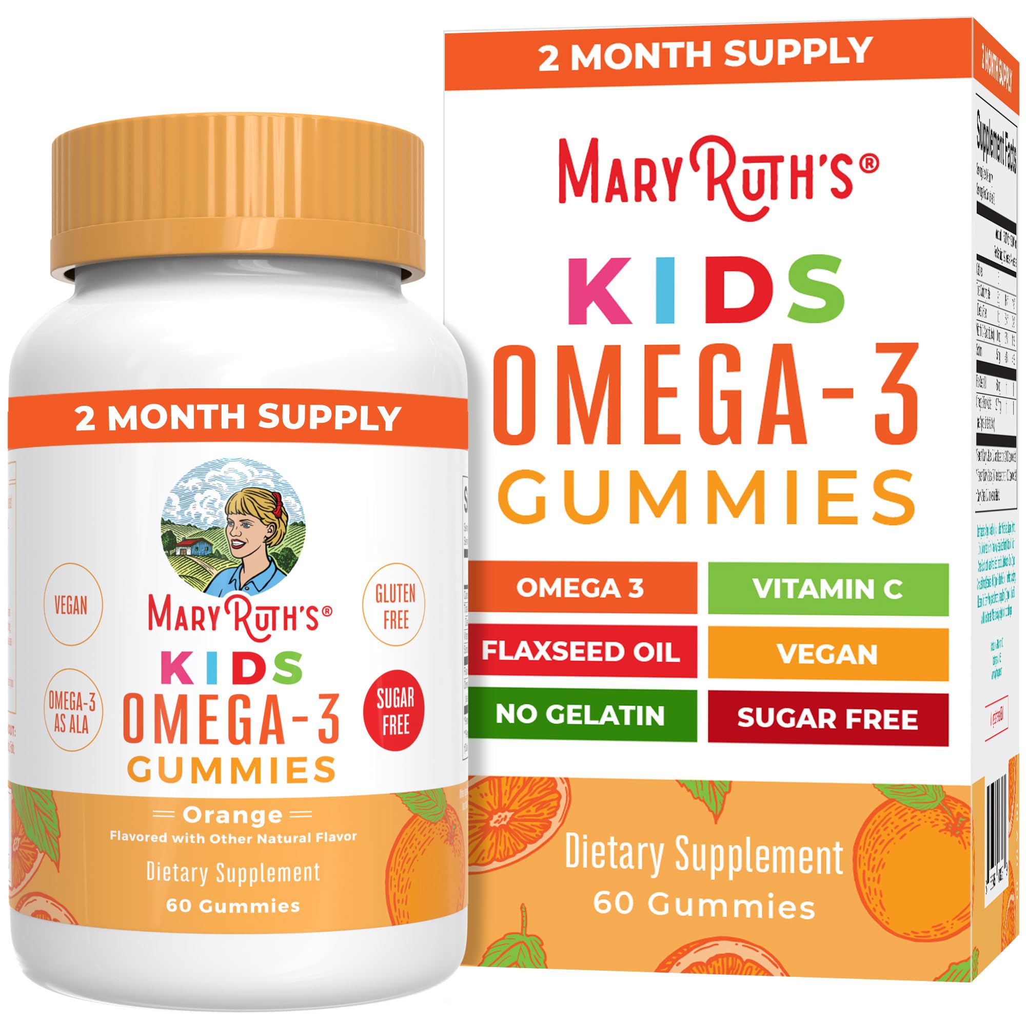 Foto 1 | Gomitas Omega 3 Maryruth Organics Veganas Para Niños De 2 A 60 Unidades - Venta Internacional.