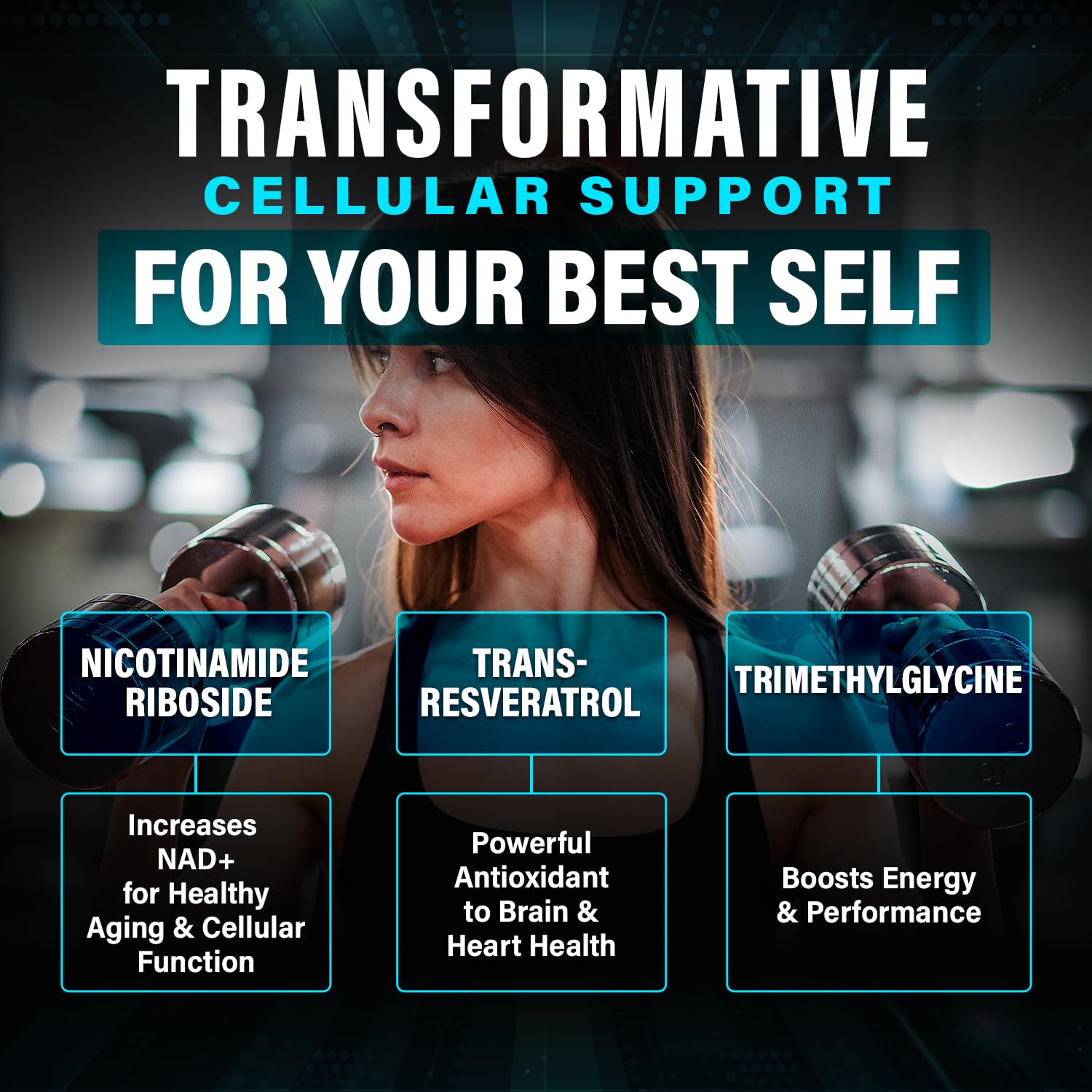 Foto 4 | Suplemento Benevolent Nourishment Nad+ 1050 Mg Con Trans-resveratrol - Venta Internacional.