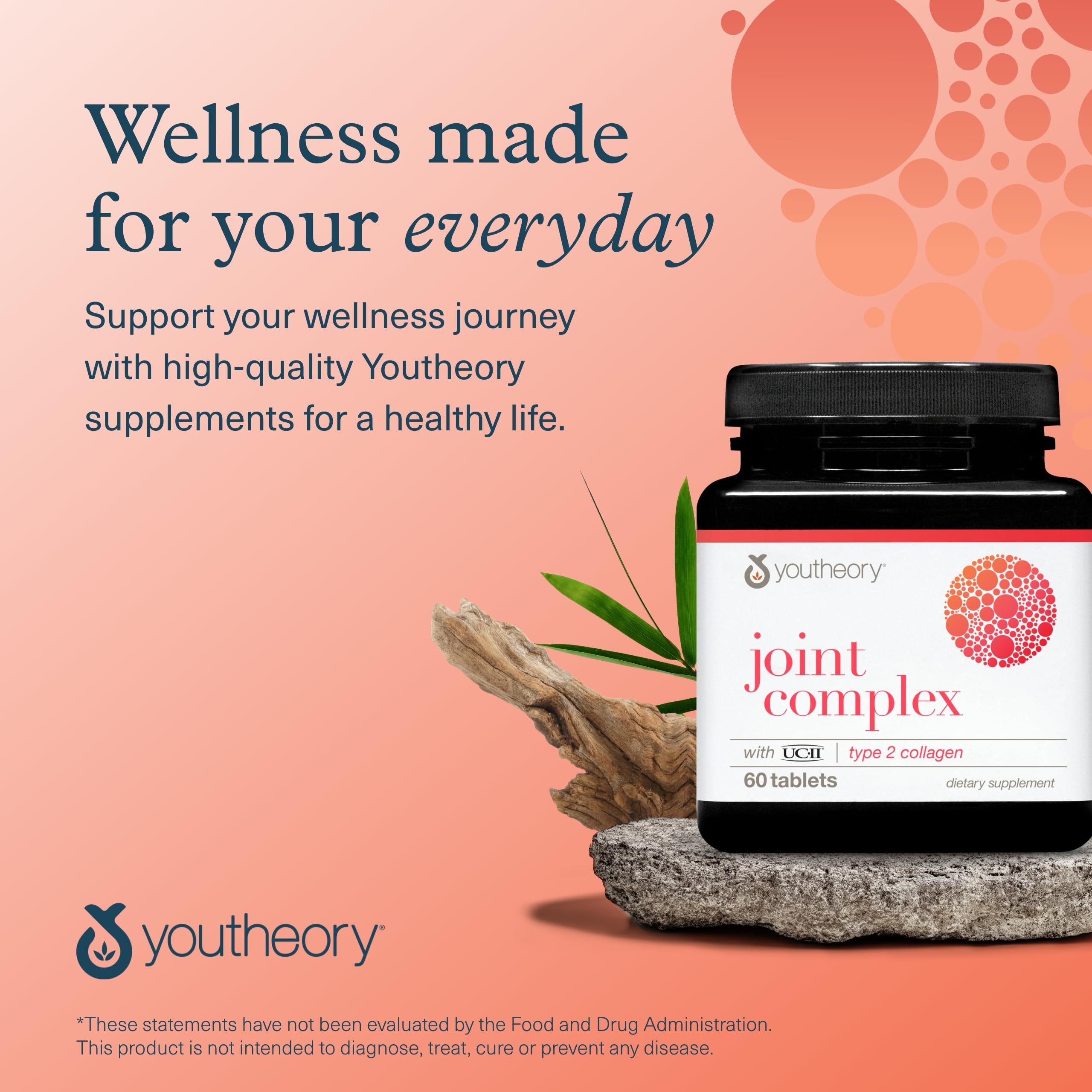Foto 7 | Suplemento De Colágeno Youtheory Joint Complex Uc-ii 60 Comprimidos - Venta Internacional.