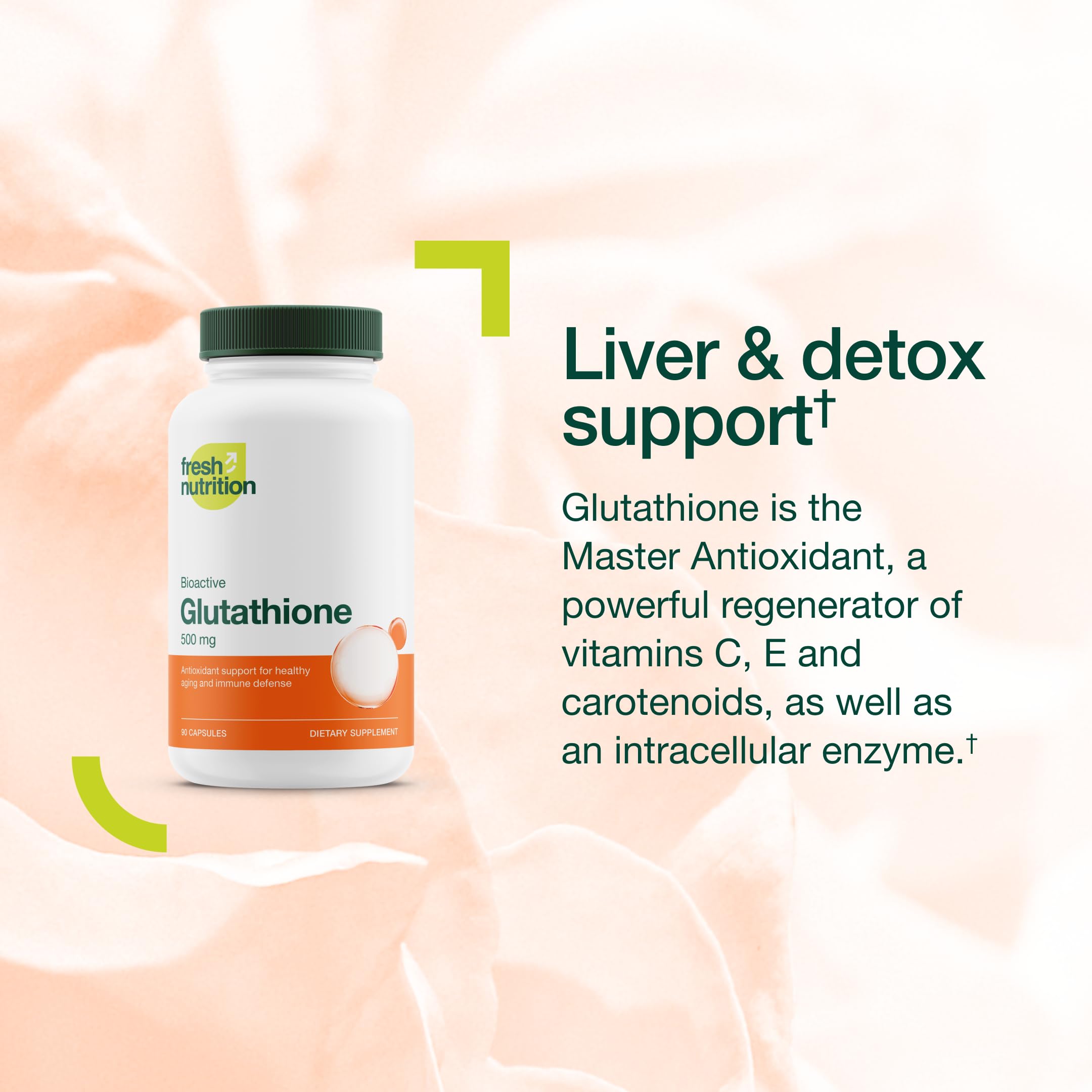 Foto 5 | Cápsula De Suplemento De Glutatión Fresh Nutrition Con Verificación De Adn - Venta Internacional.