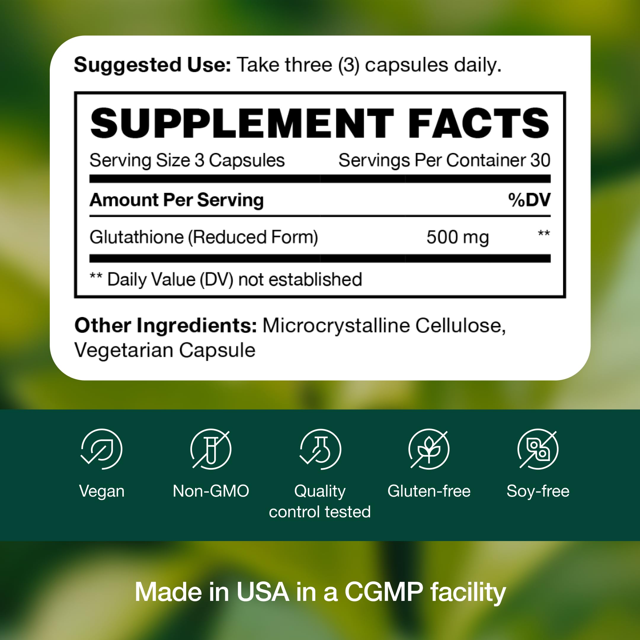 Foto 7 | Cápsula De Suplemento De Glutatión Fresh Nutrition Con Verificación De Adn - Venta Internacional.