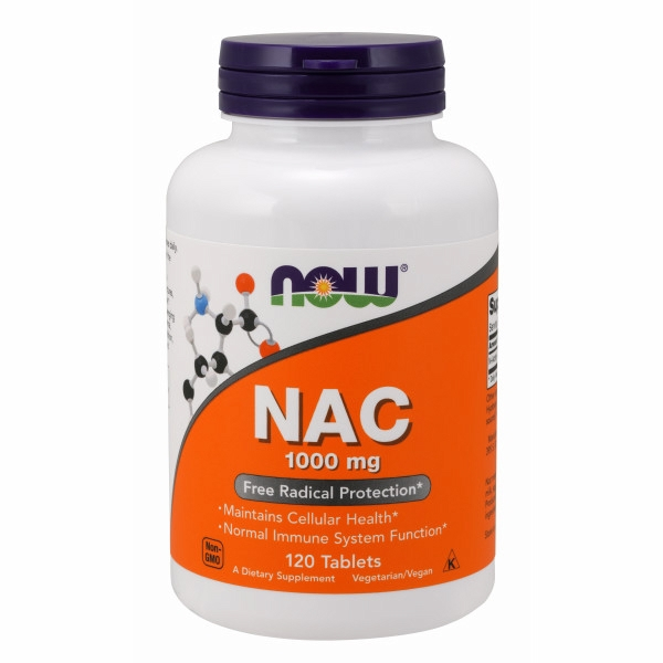 N-acetil-l-cisteína (nac) De Supplement Now Foods 120 Comprimidos - Venta Internacional.