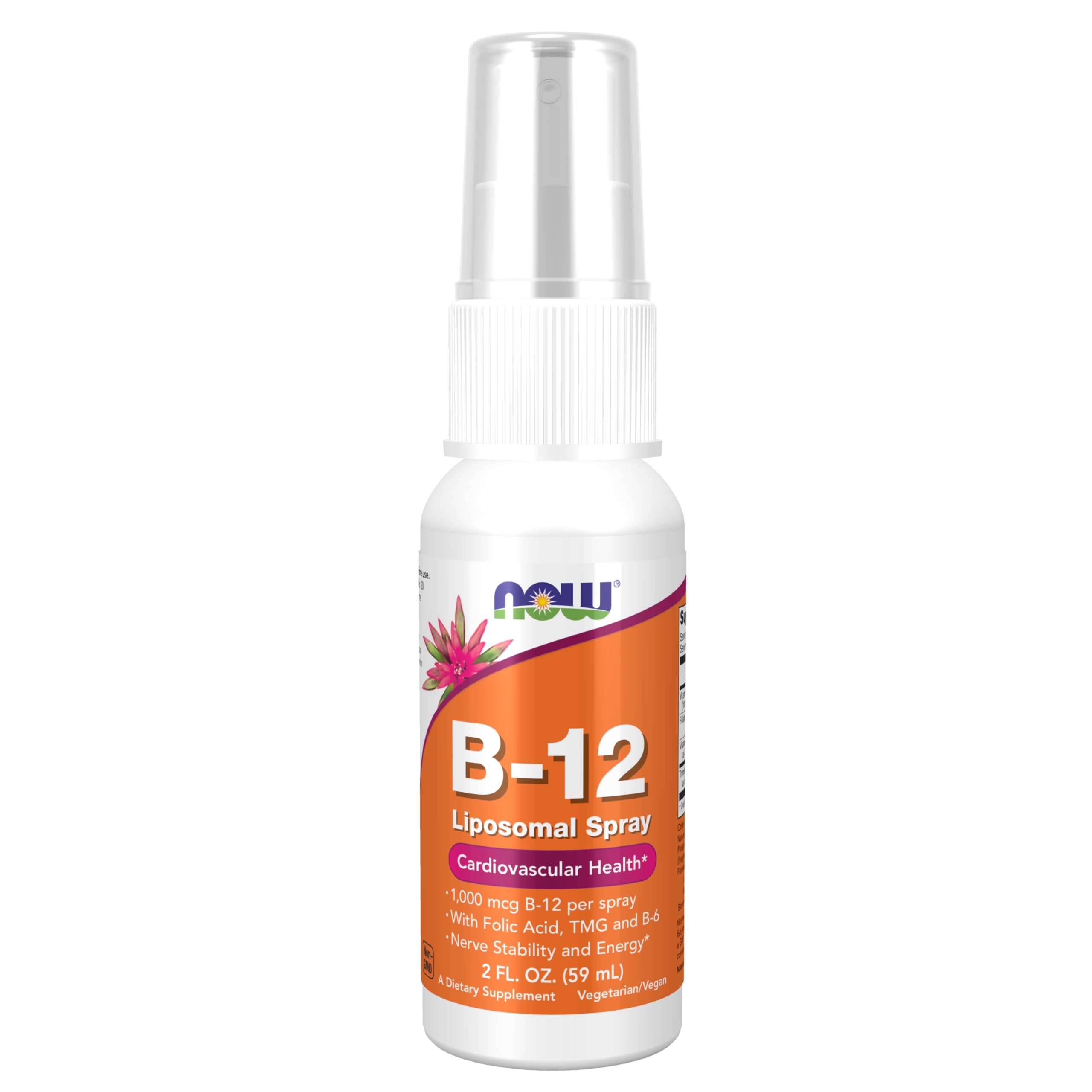 Spray Liposomal De Vitamina B-12 Supplements Now Foods, 60 Ml - Venta Internacional.