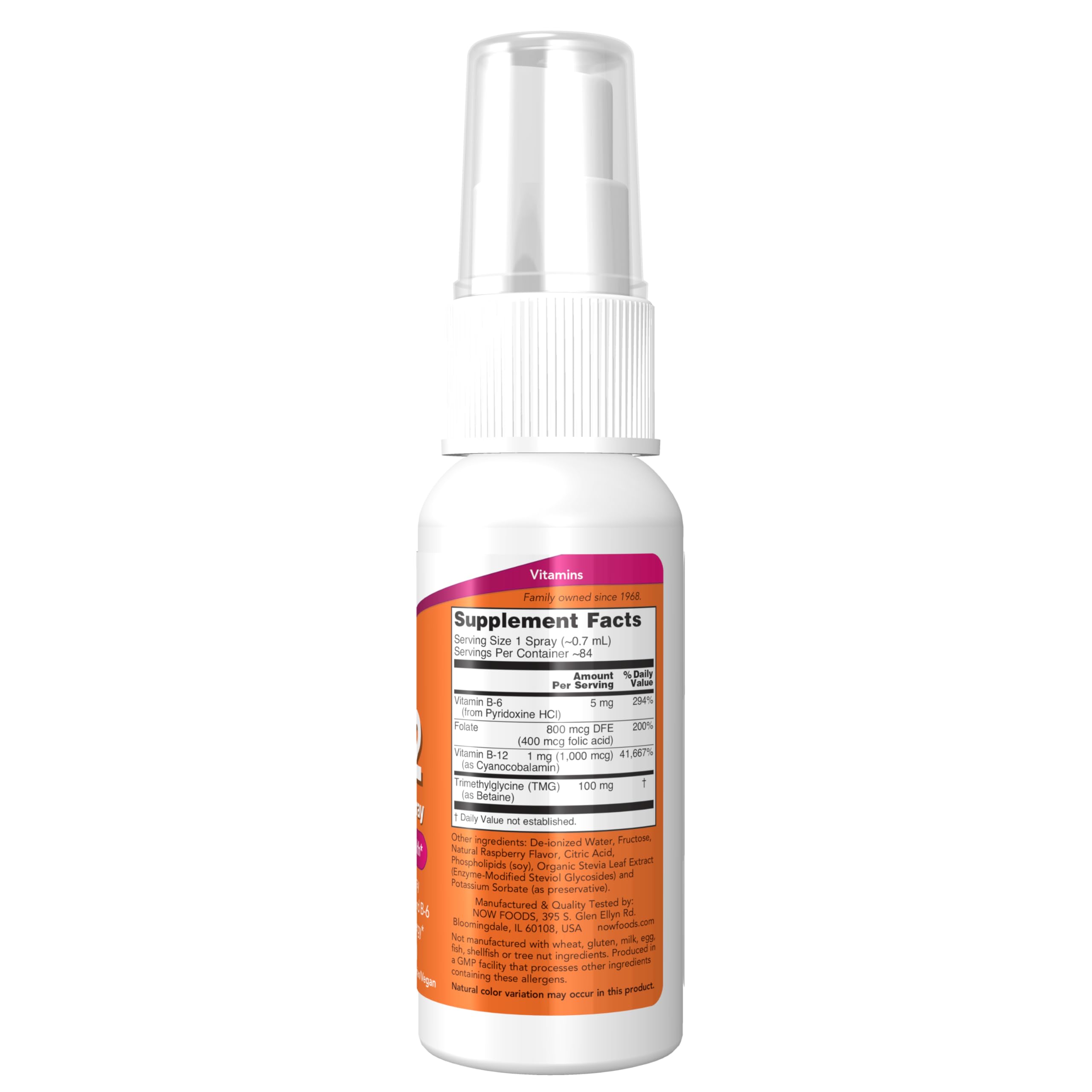 Foto 3 pulgar | Spray Liposomal De Vitamina B-12 Supplements Now Foods, 60 Ml - Venta Internacional.