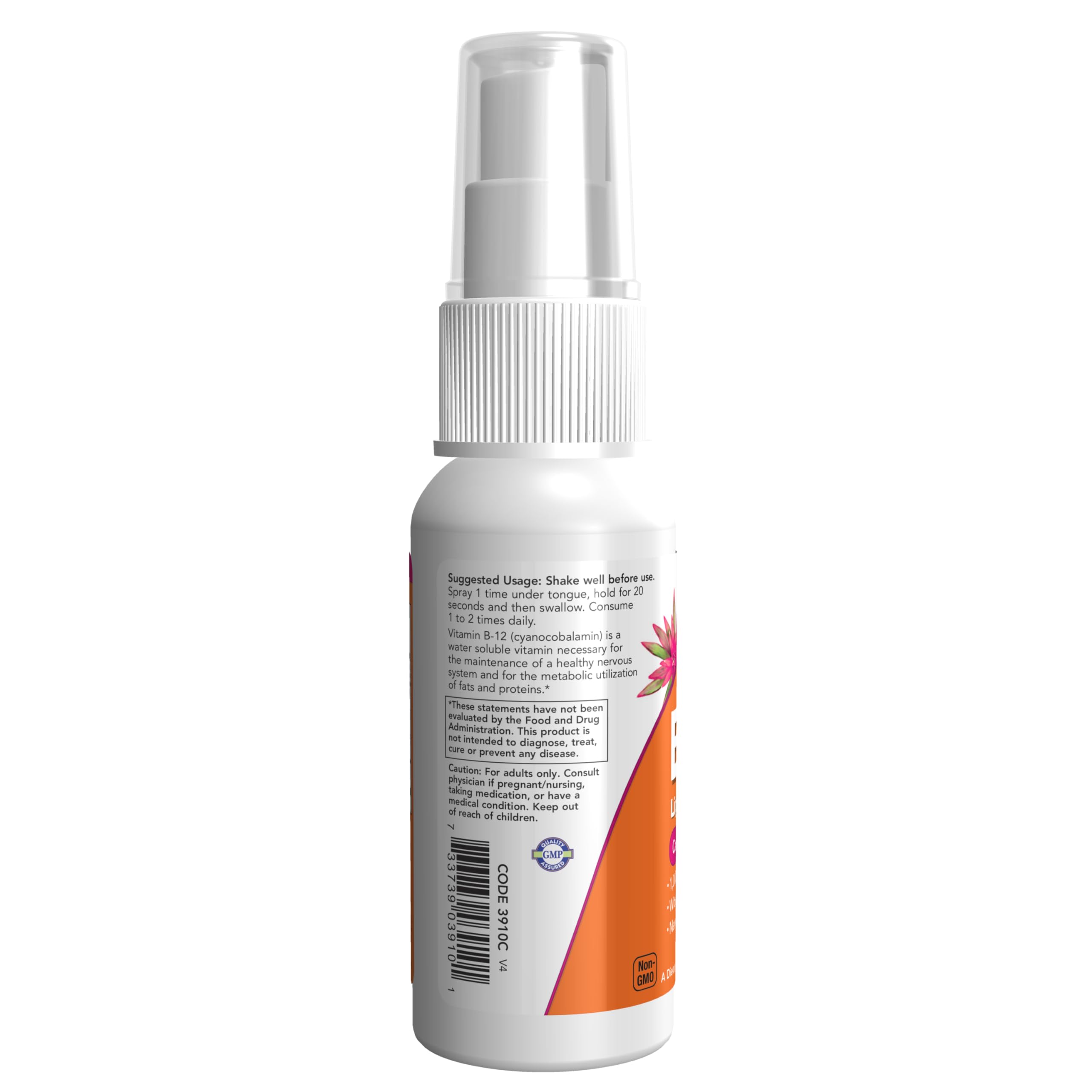 Foto 4 pulgar | Spray Liposomal De Vitamina B-12 Supplements Now Foods, 60 Ml - Venta Internacional.
