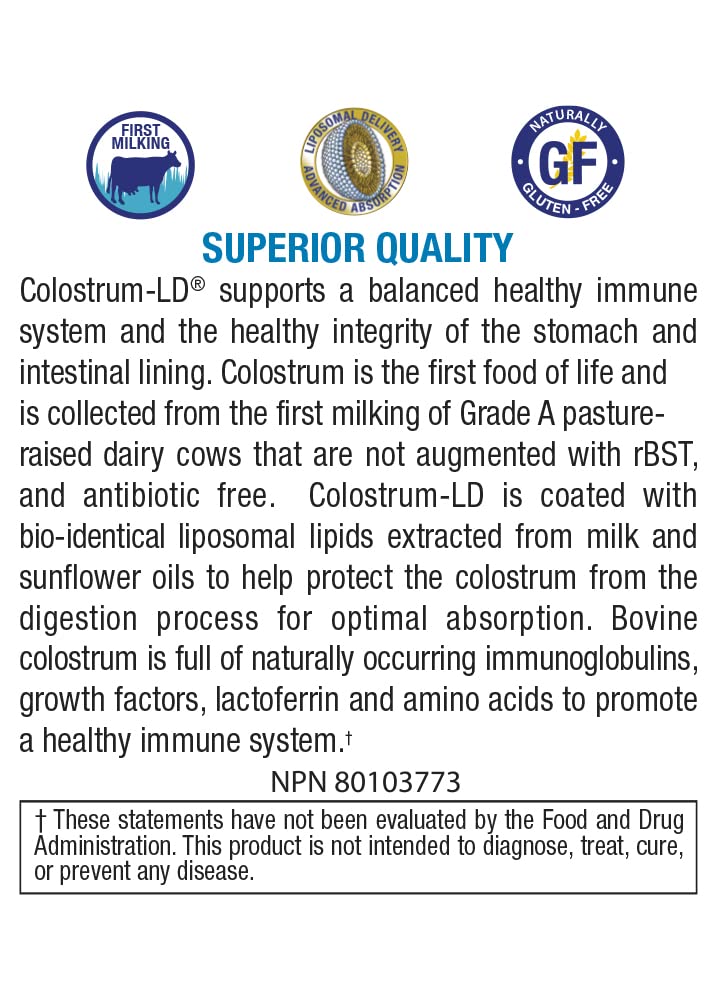 Foto 3 pulgar | Suplemento Gastrodefense Colostrum-ld En Cápsulas, 120 Unidades - Venta Internacional.