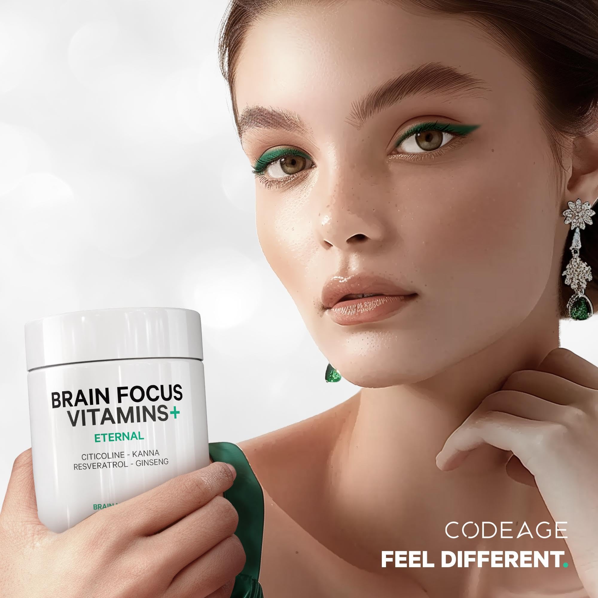 Foto 8 pulgar | Suplemento Codeage Brain Focus Vitamins+ Con Citicolina 60 Cápsulas - Venta Internacional.
