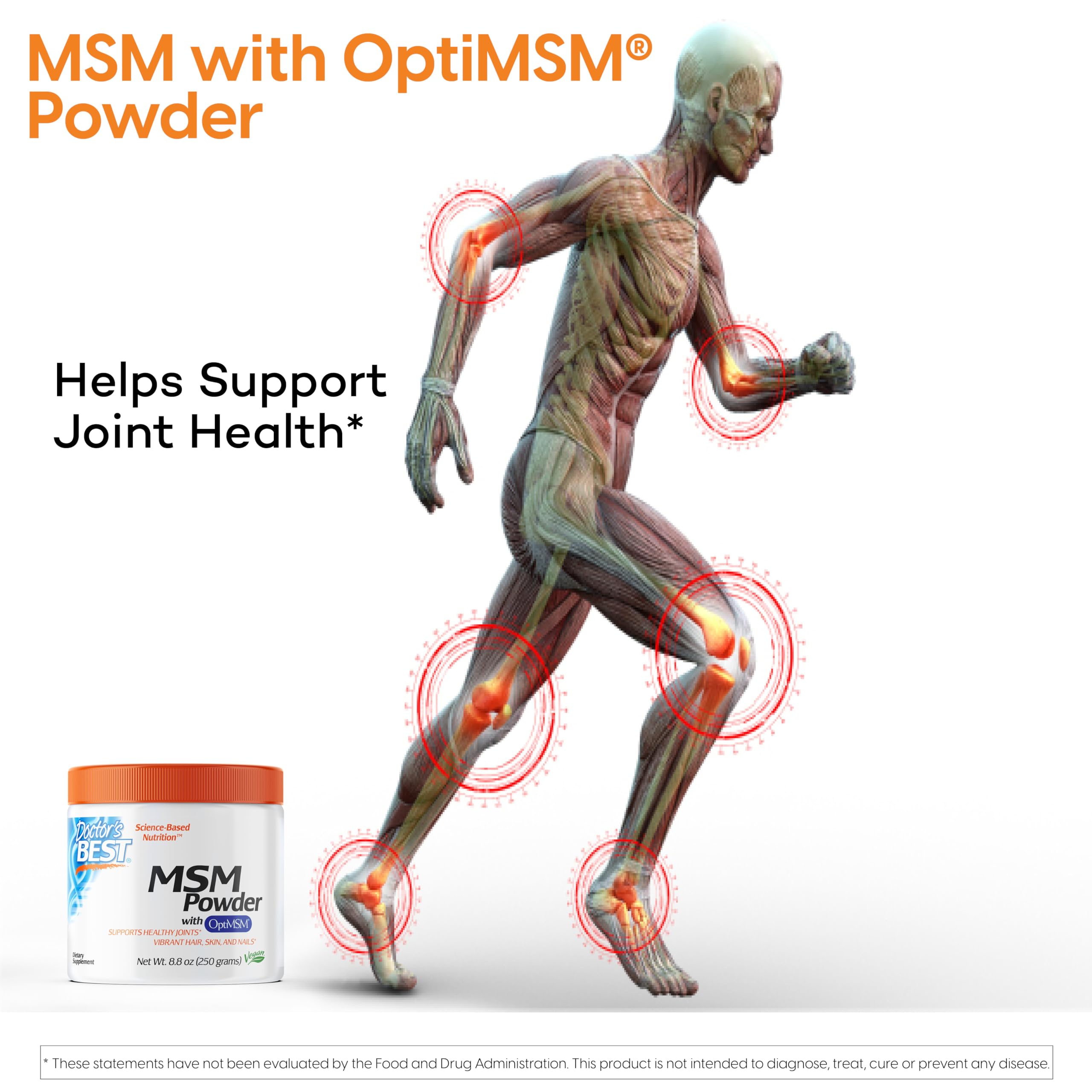 Foto 4 pulgar | Suplemento Doctor's Best Msm En Polvo 250 G, Sin Ogm, Vegano - Venta Internacional.