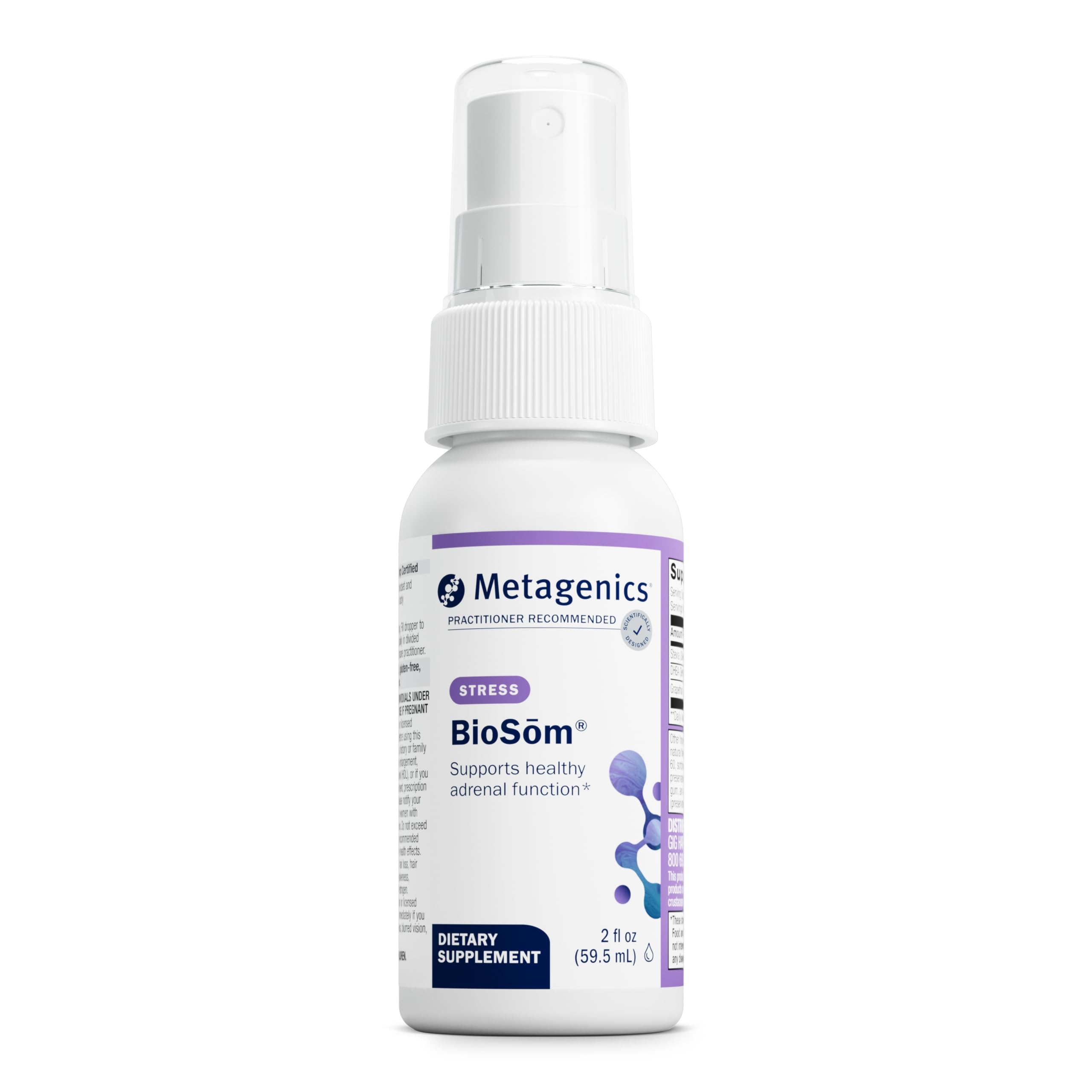 Suplemento Metagenics Biosom En Aerosol Líquido De Dhea, 85 Porciones - Venta Internacional.