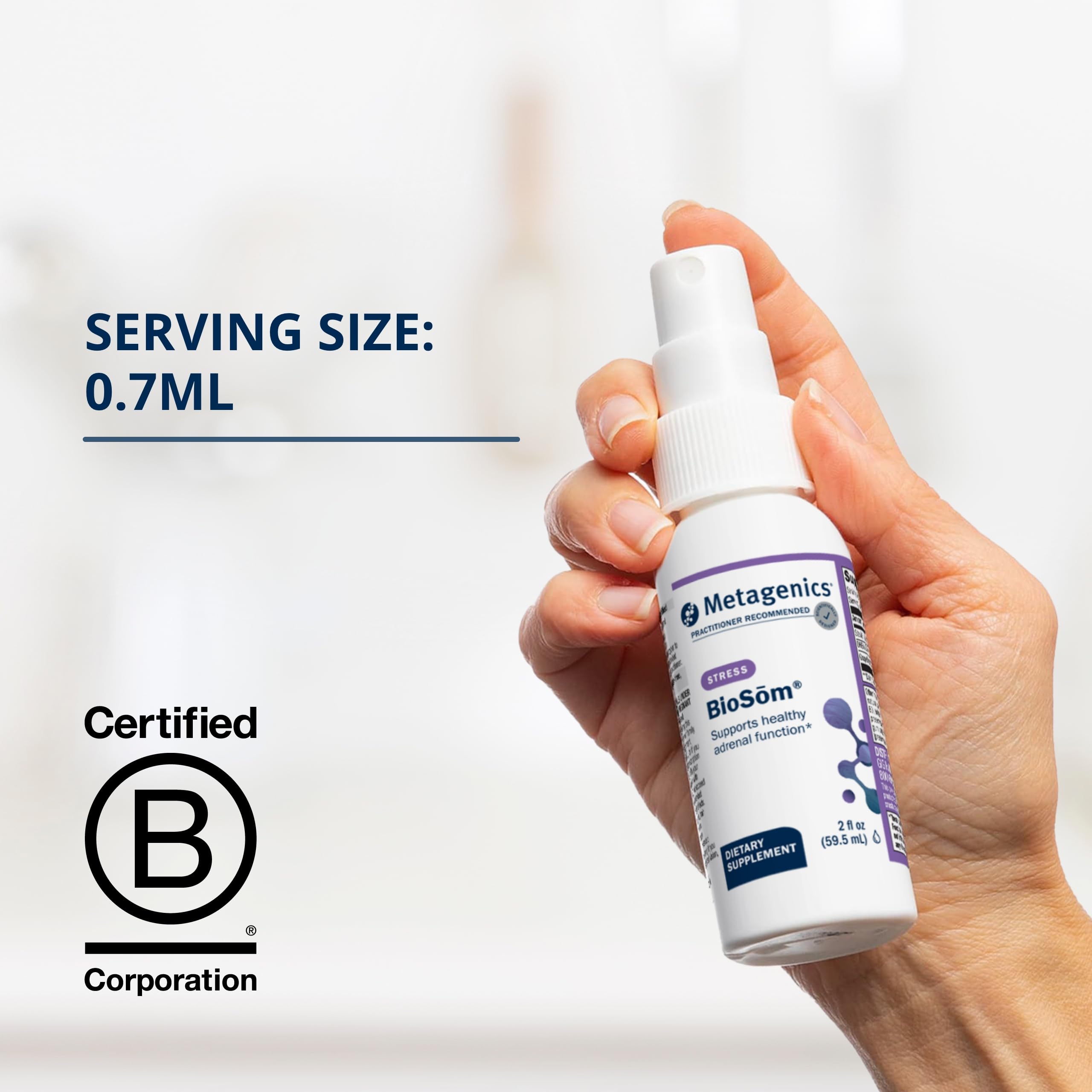 Foto 4 | Suplemento Metagenics Biosom En Aerosol Líquido De Dhea, 85 Porciones - Venta Internacional.