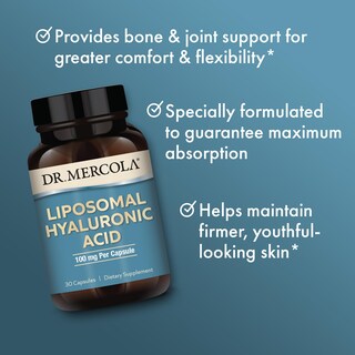 Foto 4 | Suplemento De Ácido Hialurónico Liposomal Dr. Mercola 30 Cápsulas - Venta Internacional.