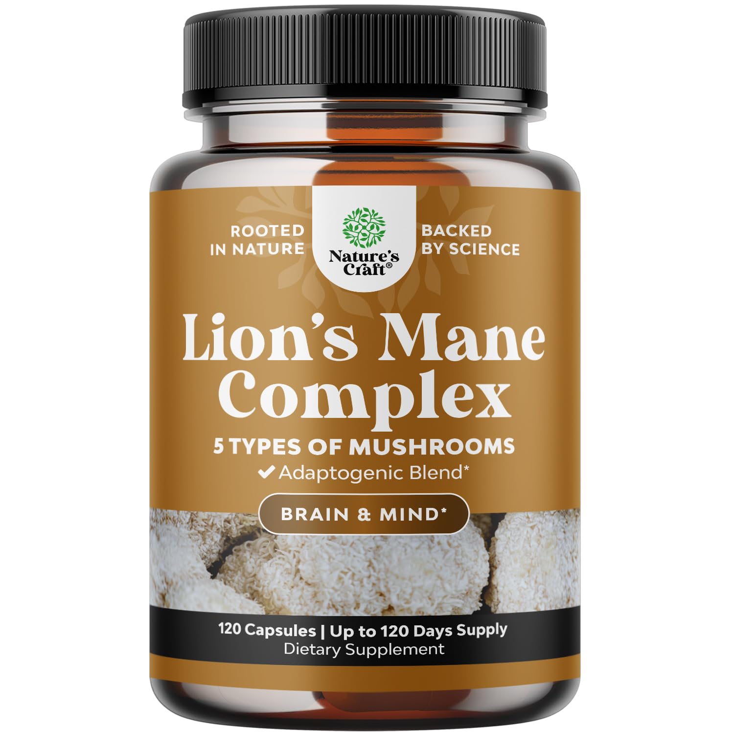 Foto 2 pulgar | Suplemento Natures Craft Advanced Lion's Mane Con Reishi 120 Cápsulas - Venta Internacional.