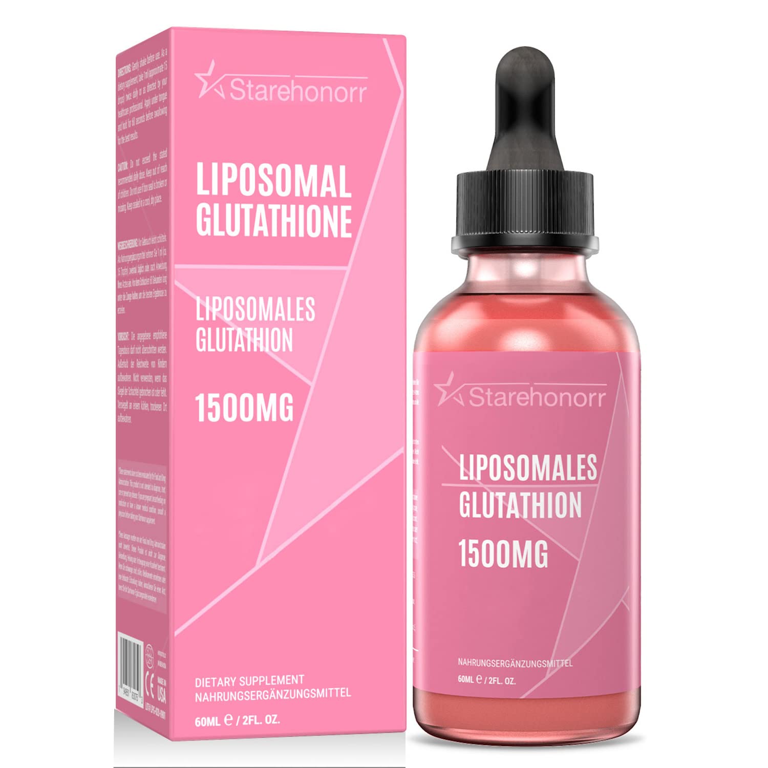 Foto 2 pulgar | Suplemento Starehonor De Glutatión Liposomal De 1500 Mg Para Mujeres - Venta Internacional.