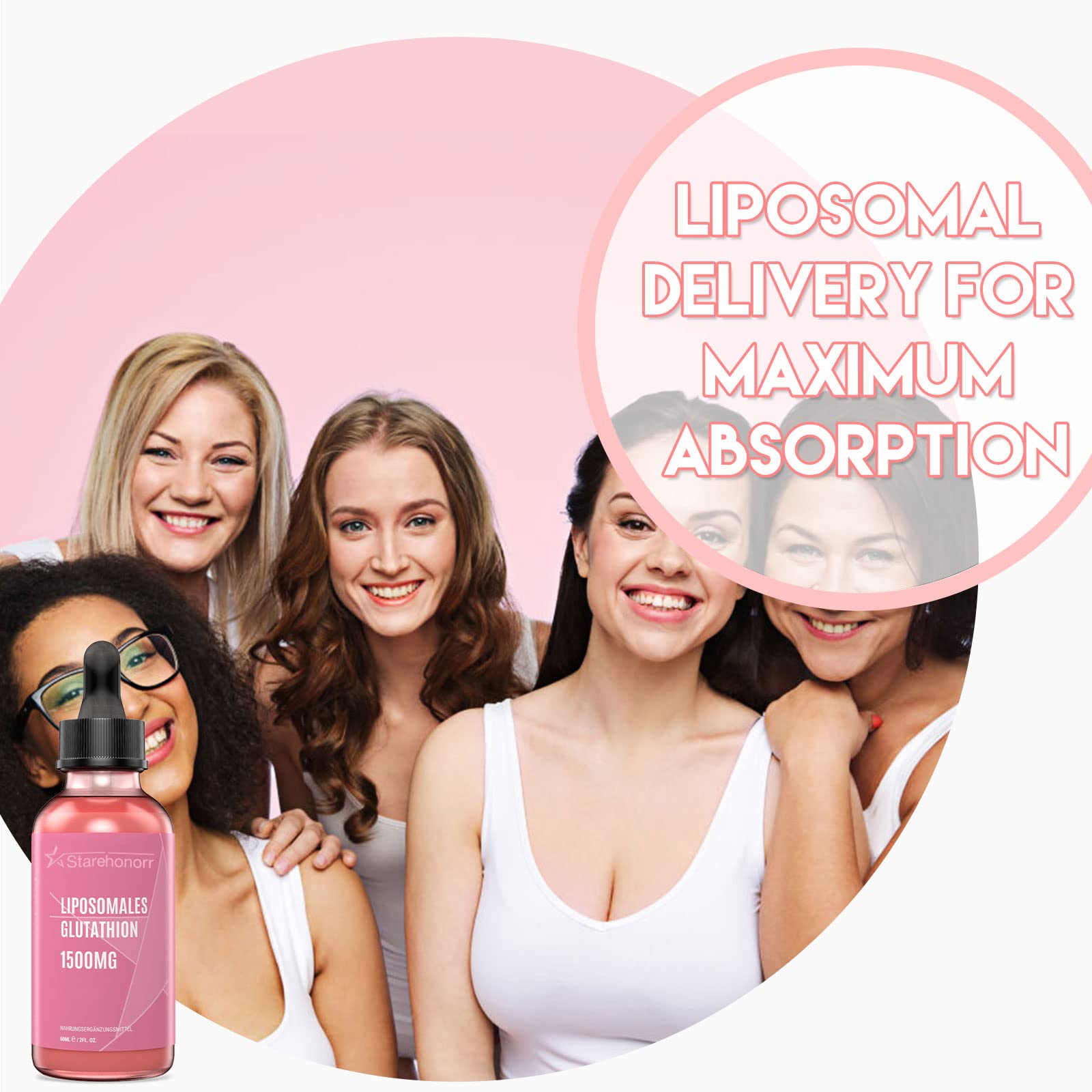 Foto 6 pulgar | Suplemento Starehonor De Glutatión Liposomal De 1500 Mg Para Mujeres - Venta Internacional.