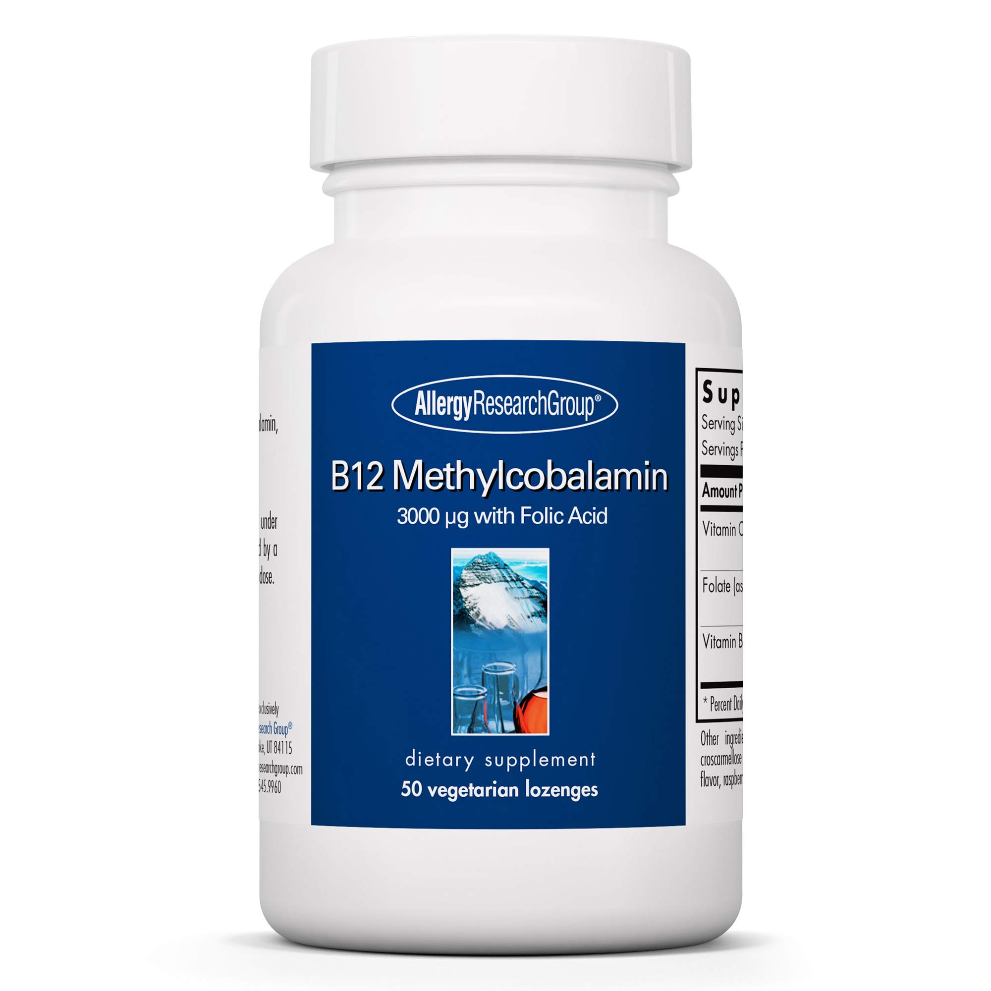 Suplemento De Metilcobalamina B12 Del Grupo De Investigación De Alergias, 50 Unidades - Venta Internacional.