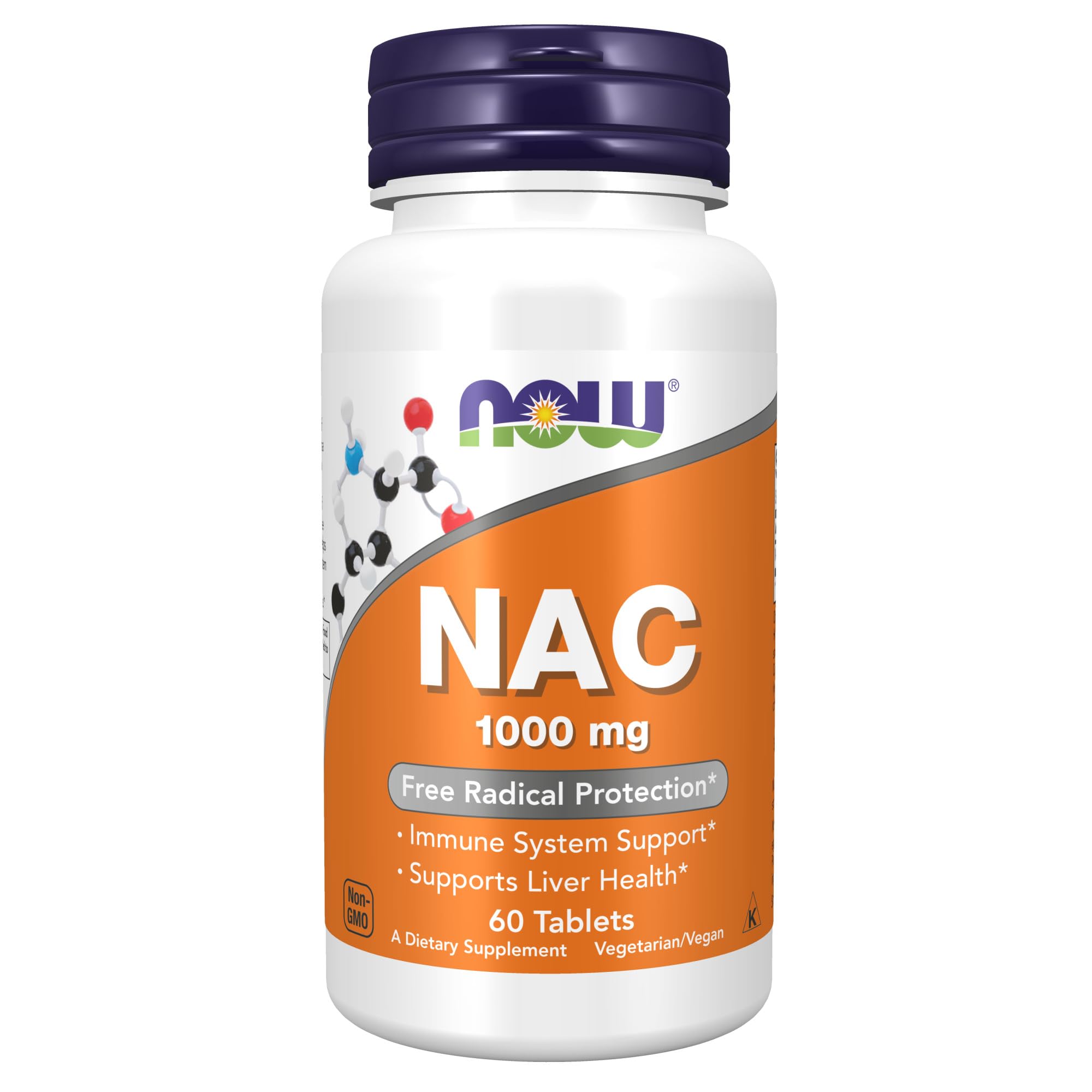 Foto 2 pulgar | Suplemento Now Foods Nac (n-acetilcisteína) 1000 Mg 60 Comprimidos - Venta Internacional.
