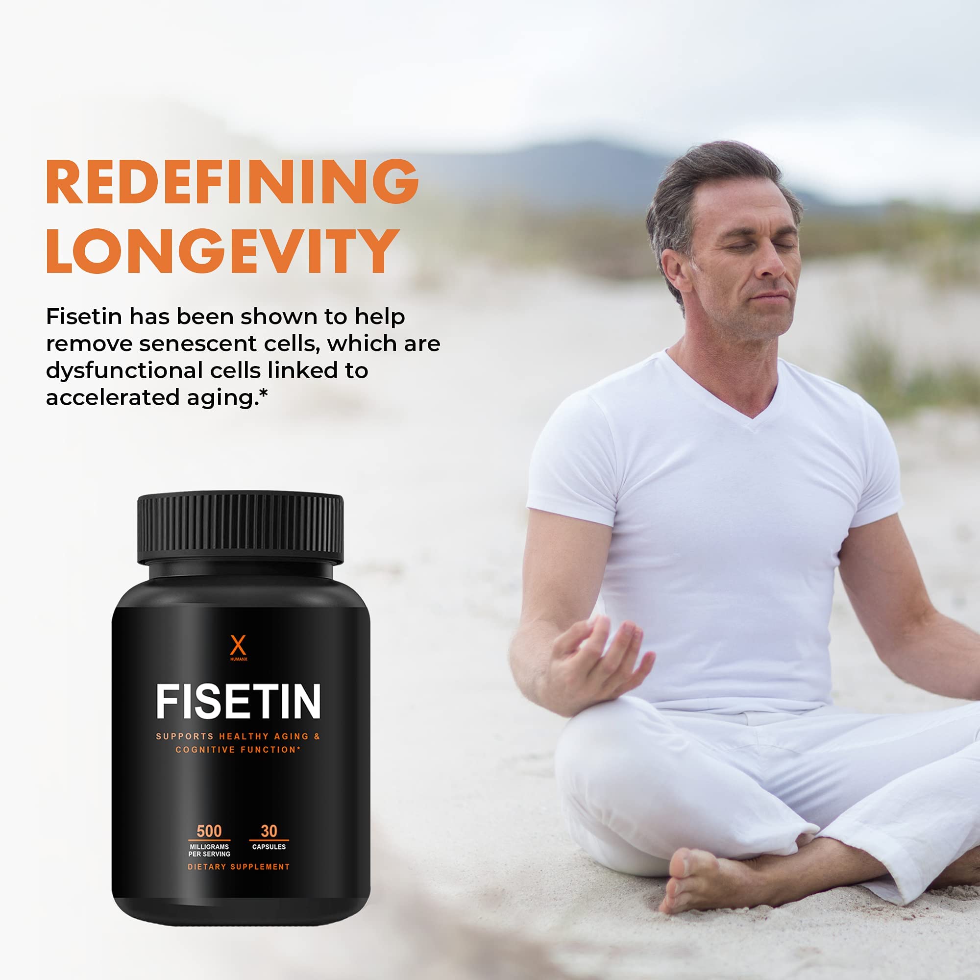 Foto 4 | Suplemento Humanx Fisetin 500 Mg, Activador Senolítico 98% Puro - Venta Internacional.