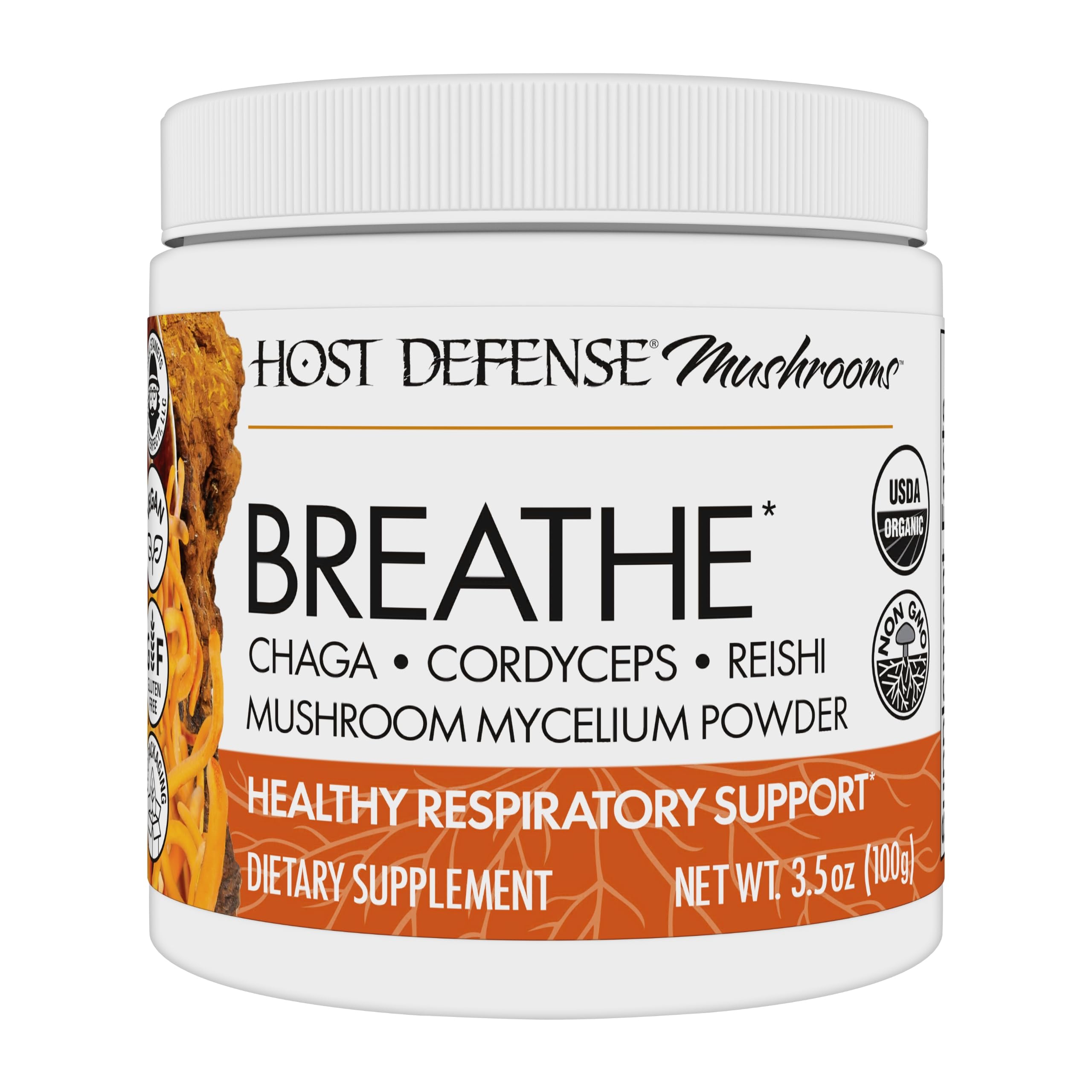 Foto 1 | Suplemento Host Defense Breathe* En Polvo Para Sistemas Inmunológicos Y Respiratorios - Venta Internacional.