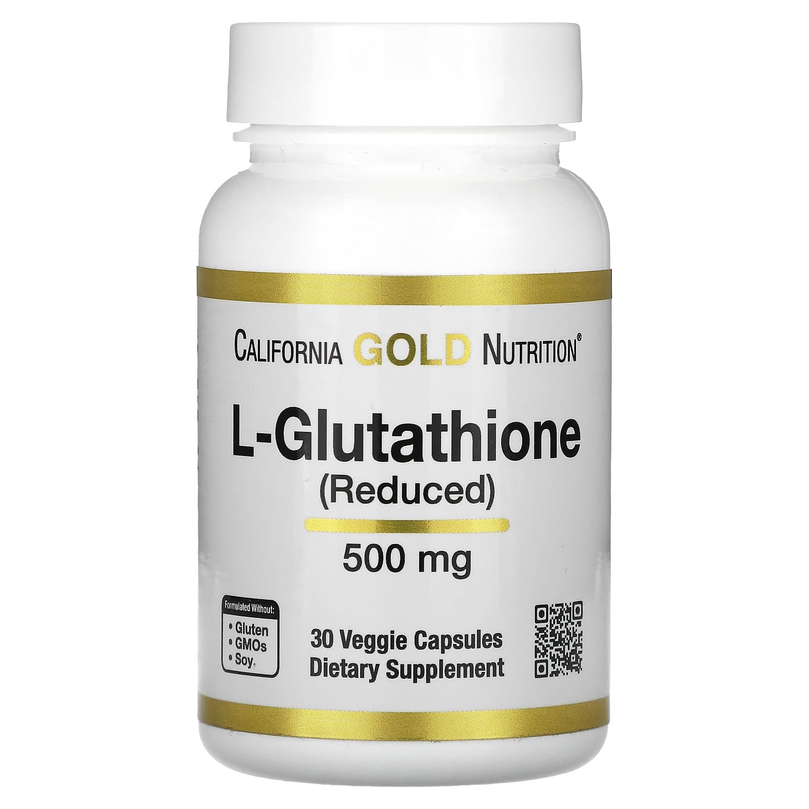 Foto 2 pulgar | Suplemento De 500 Mg De L-glutatión De California Gold Nutrition - Venta Internacional.