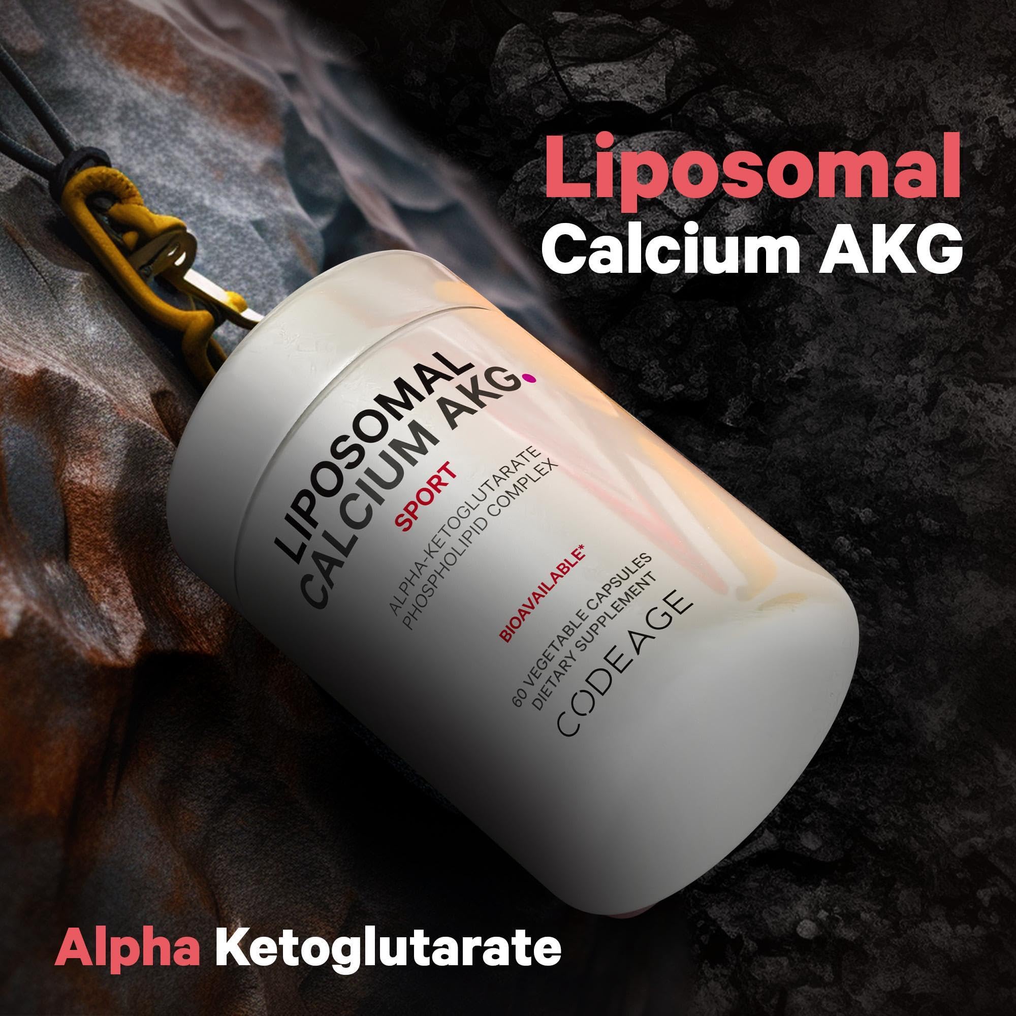 Foto 4 pulgar | Suplemento Codeage Liposomal Calcium Akg 60 Cápsulas - Venta Internacional.