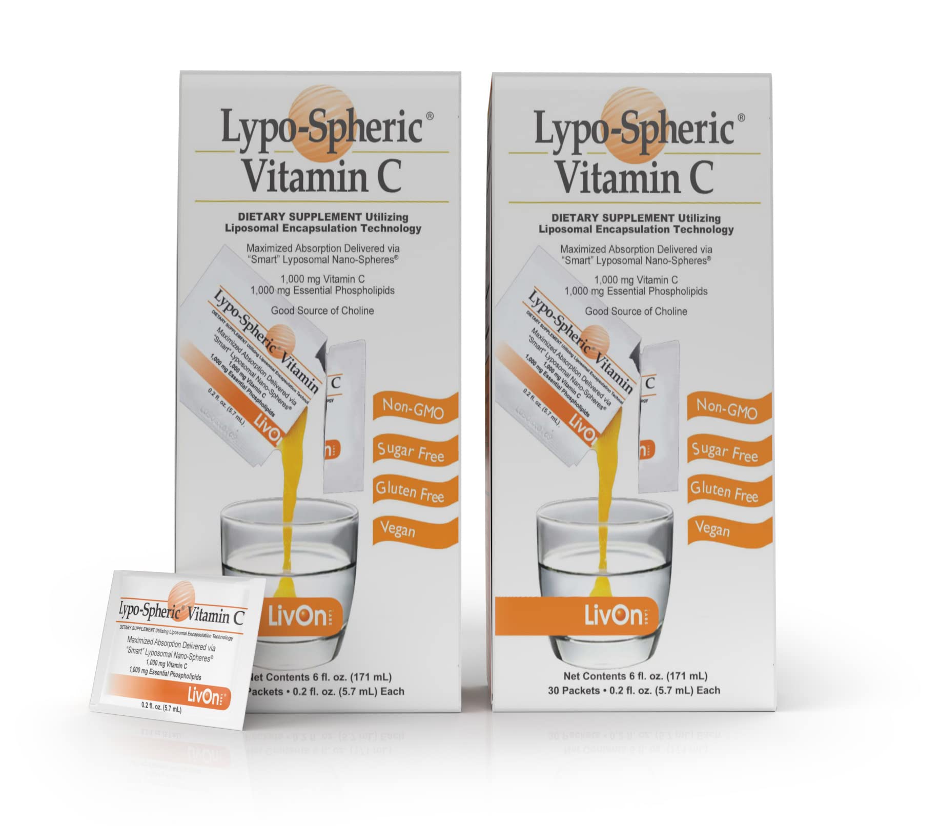 Foto 2 pulgar | Suplemento De Vitamina C Lipoesférica De Livon Laboratories De 1000 Mg - Venta Internacional.