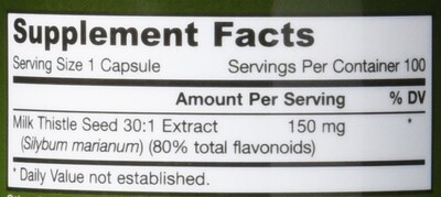 Foto 3 | Suplemento Jarrow Formulas Milk Thistle 150 Mg 100 Cápsulas - Venta Internacional.