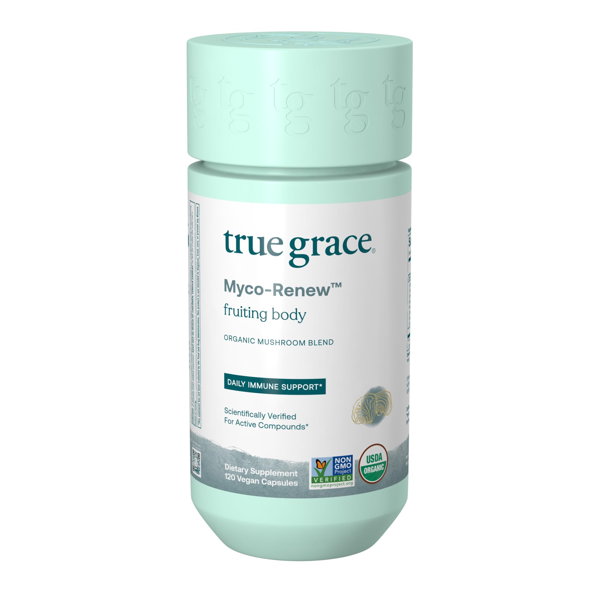 Foto 2 pulgar | Suplemento True Grace Mushroom Myco-renew Blend 120 Cápsulas - Venta Internacional.