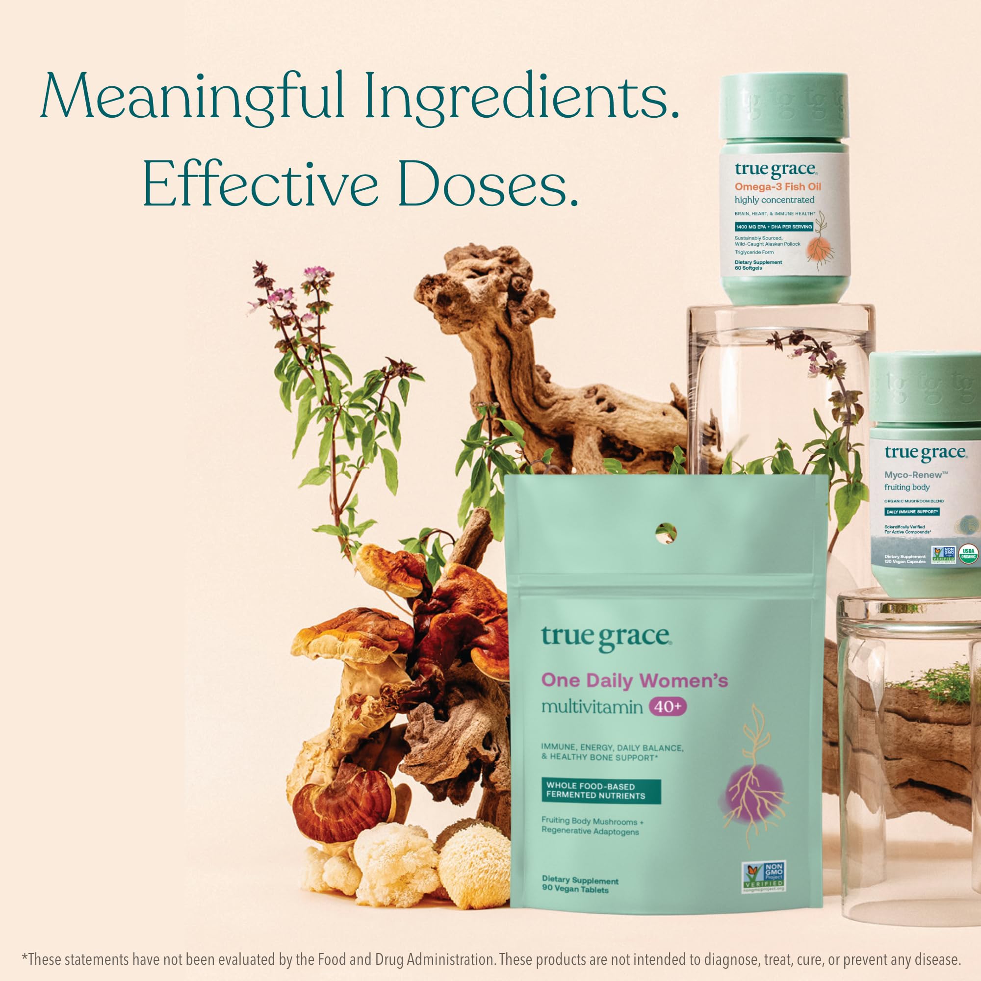 Foto 7 | Suplemento True Grace Mushroom Myco-renew Blend 120 Cápsulas - Venta Internacional.