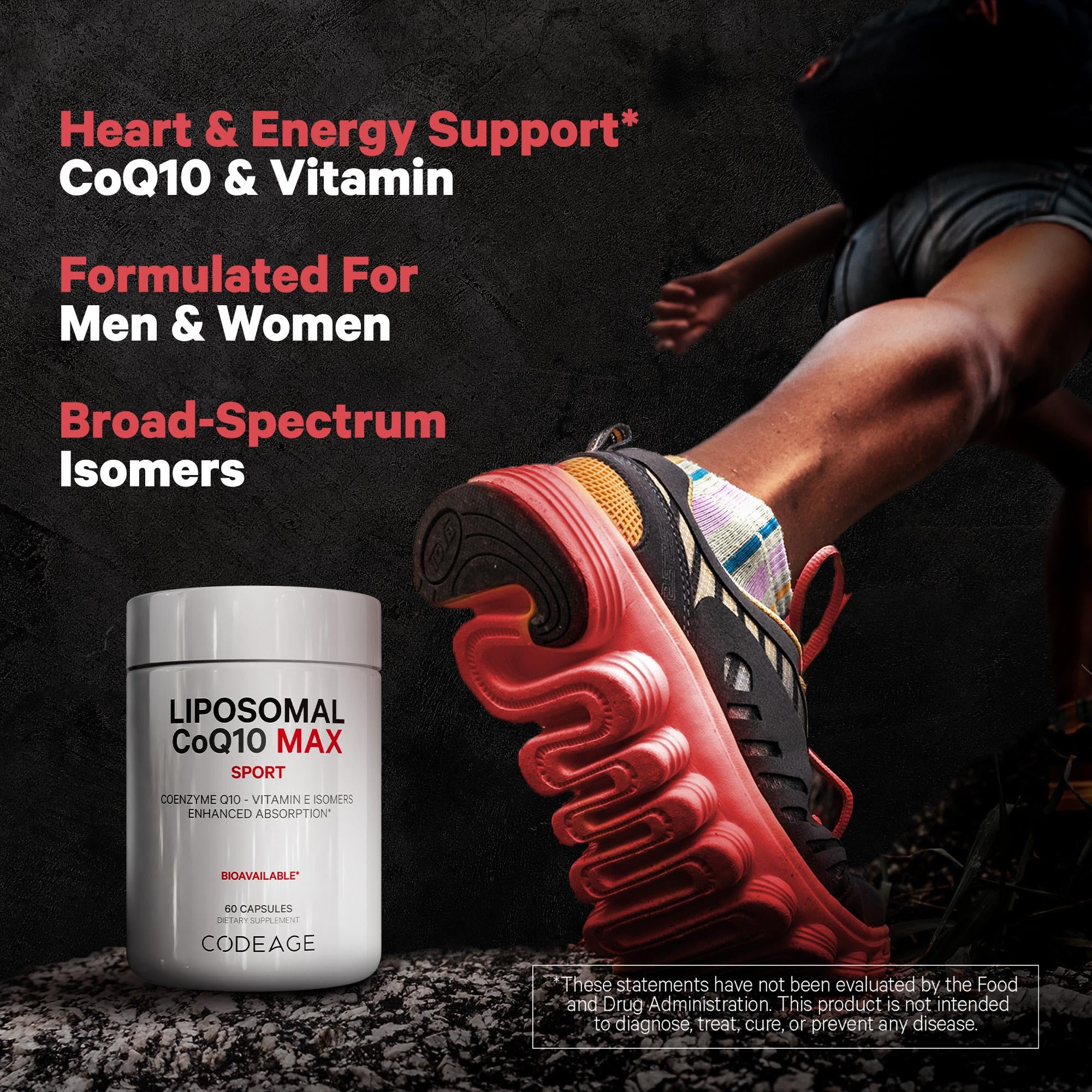 Foto 5 pulgar | Suplemento Codeage Liposomal Coq10 Max 250 Mg 60 Cápsulas - Venta Internacional.