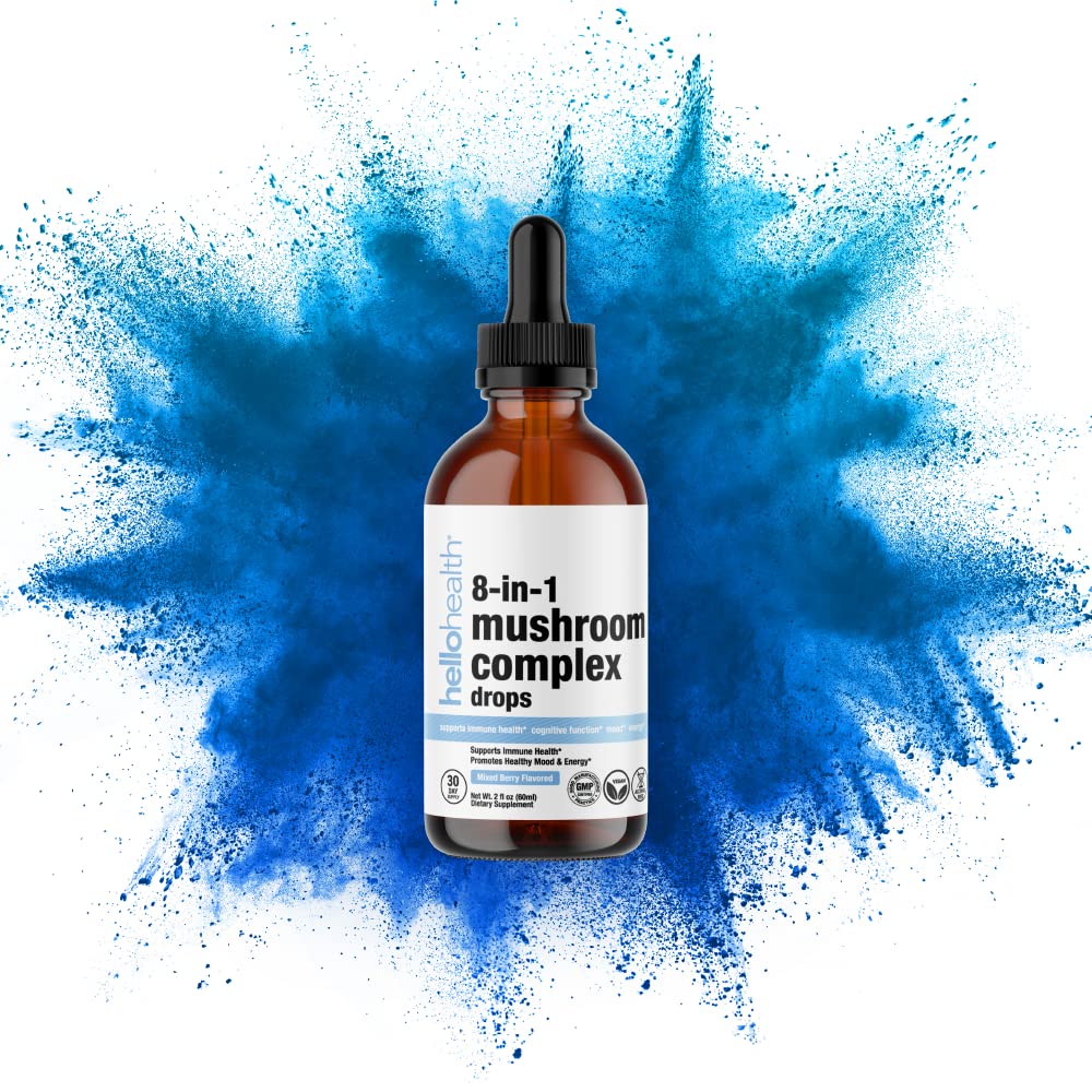 Foto 5 | Suplemento En Forma De Hongo 8 En 1 Hello Health, 60 Ml - Venta Internacional.