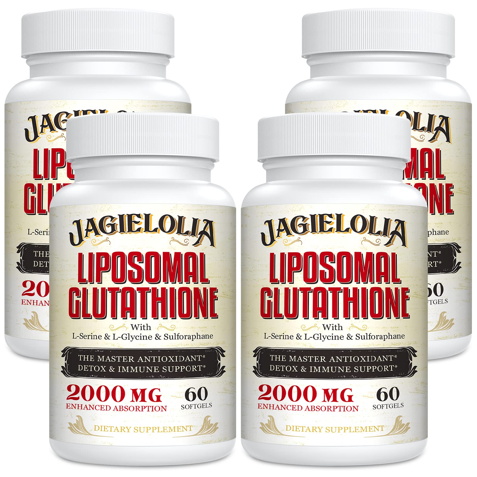 Foto 2 pulgar | Suplemento De Glutatión Liposomal Jagielolia 2000 Mg 240 Cápsulas Blandas - Venta Internacional.