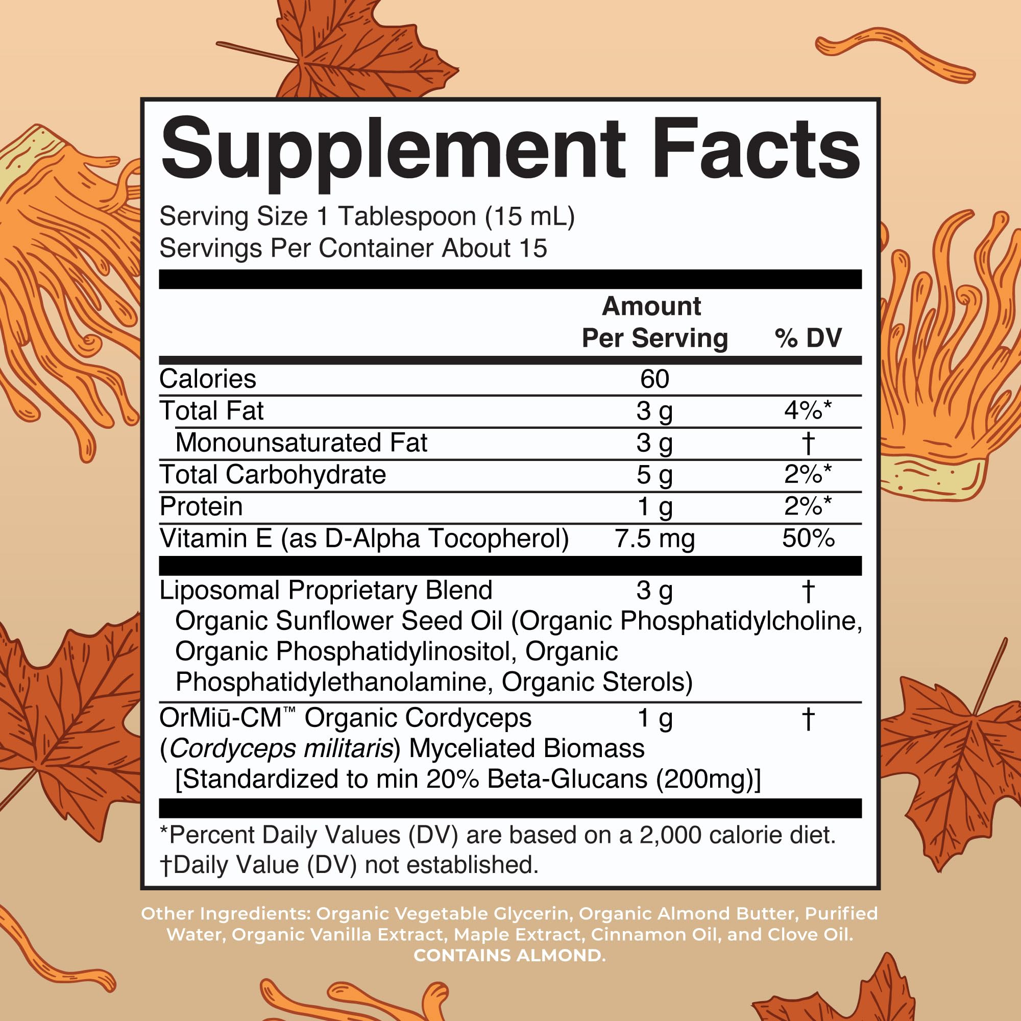 Foto 6 pulgar | Suplemento De Hongo Cordyceps Orgánico Maryruth's, 225 Ml, Vegano - Venta Internacional.